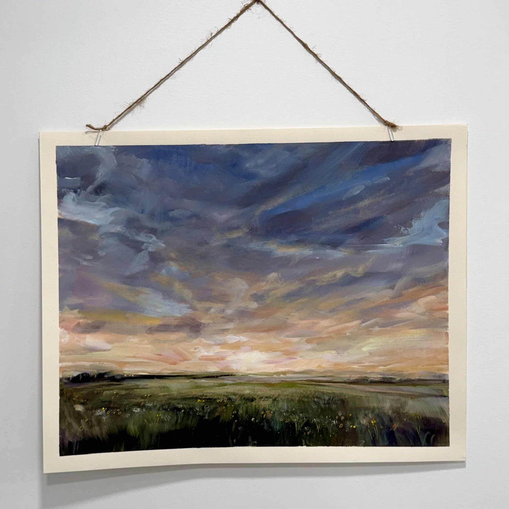Landscape Study 278 | acrylic and graphite on paper, 16x20 inches SOLD