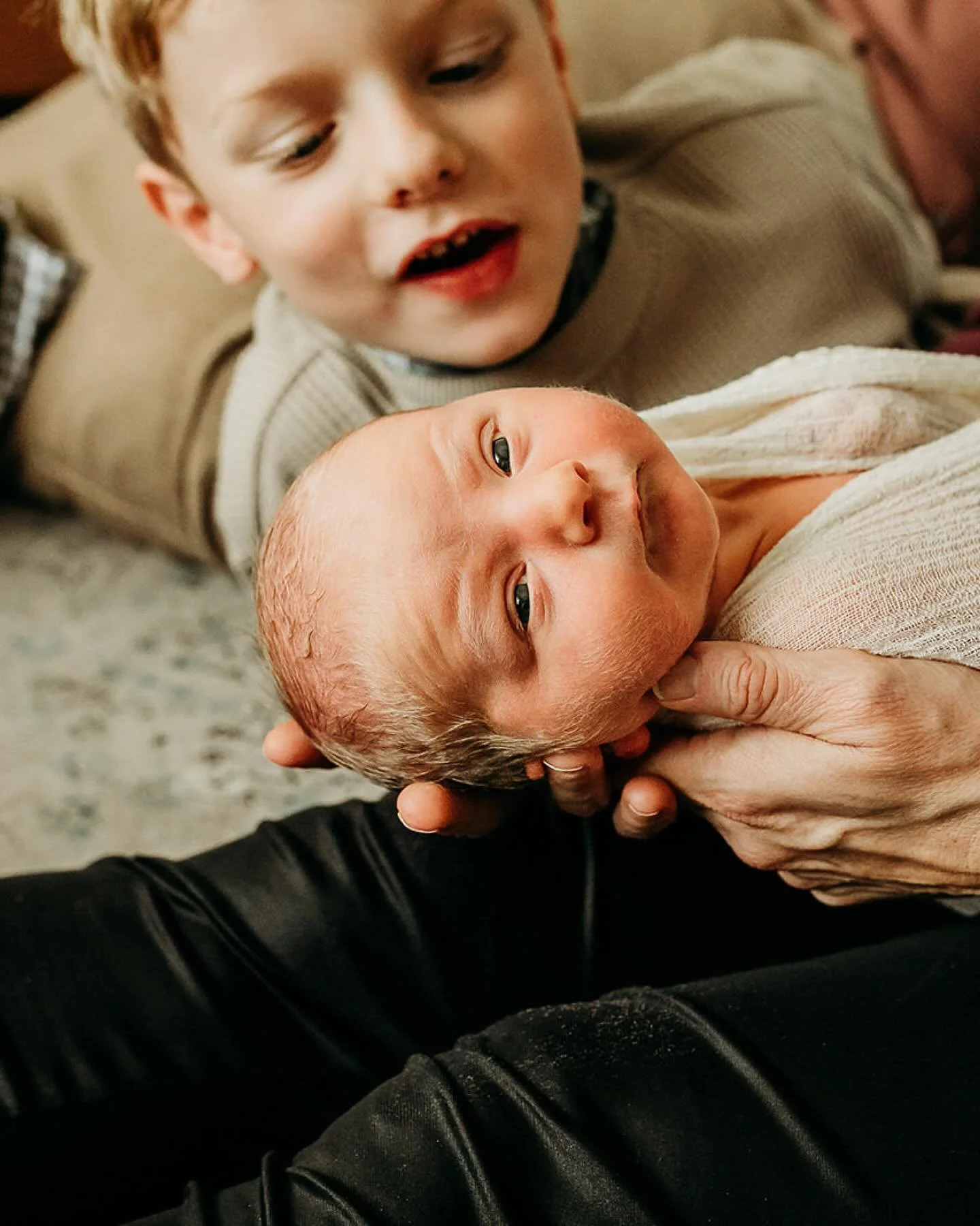 In home newborn sessions are one of my absolute favorite things. They&rsquo;re all different, as each home and story is unique, but all are tender, sweet, and authentic to each family. And nothing, and I mean nothing, beats newborn snuggles. You can 