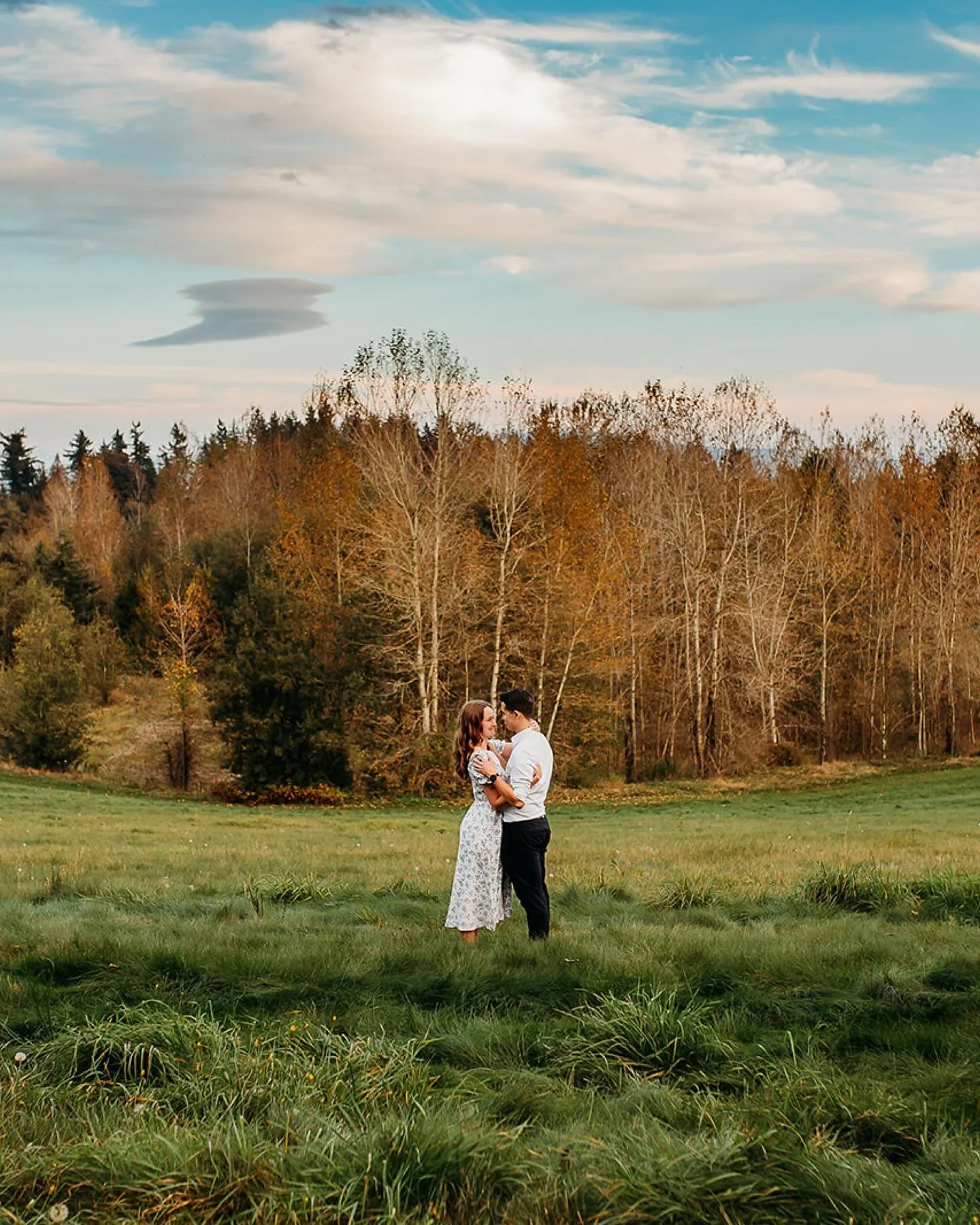 Cozying into fall! It is so special looking back to Oscar &amp; Carmel&rsquo;s engagement session from last fall after documenting their wedding this year. The anticipation of the future and savoring the beautiful season is palpable. You can see more