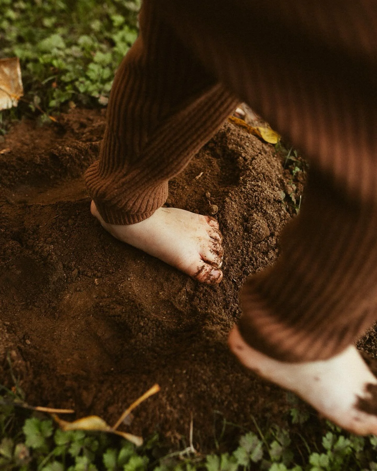 As the change in season approaches, I wanted to share some snippets of our fall before all becomes Advent and Christmas. The continued and stubborn commitment to going barefoot is impressive, but hopefully is corrected by the time we&rsquo;re full sw