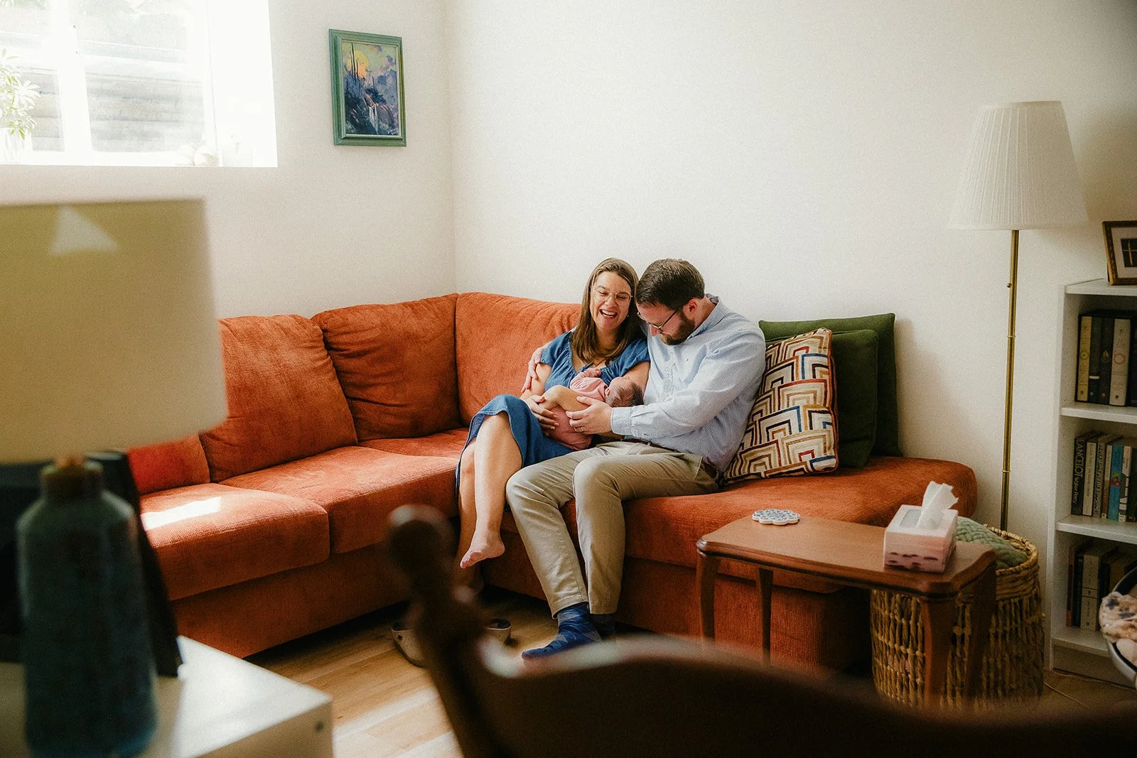 Langley In-Home Newborn Photographer | July In-Home Family Session | Hidden Lives Photography