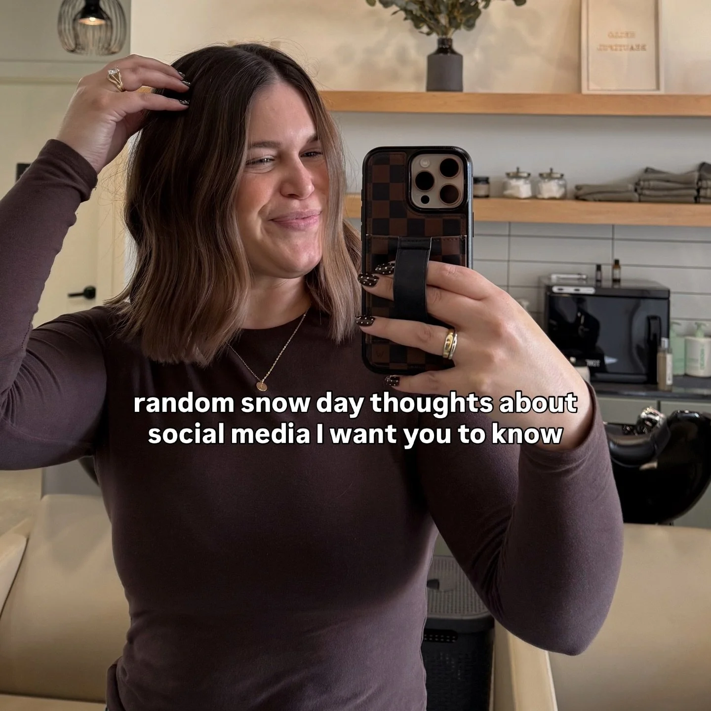 Pick which one you needed to hear the most and say it to yourself again until it sinks in. 🤍 

It&rsquo;s time you let go of the social media normalcy of feeling anxious, overwhelmed, insecure, etc. and start showing up in a way that makes you happy