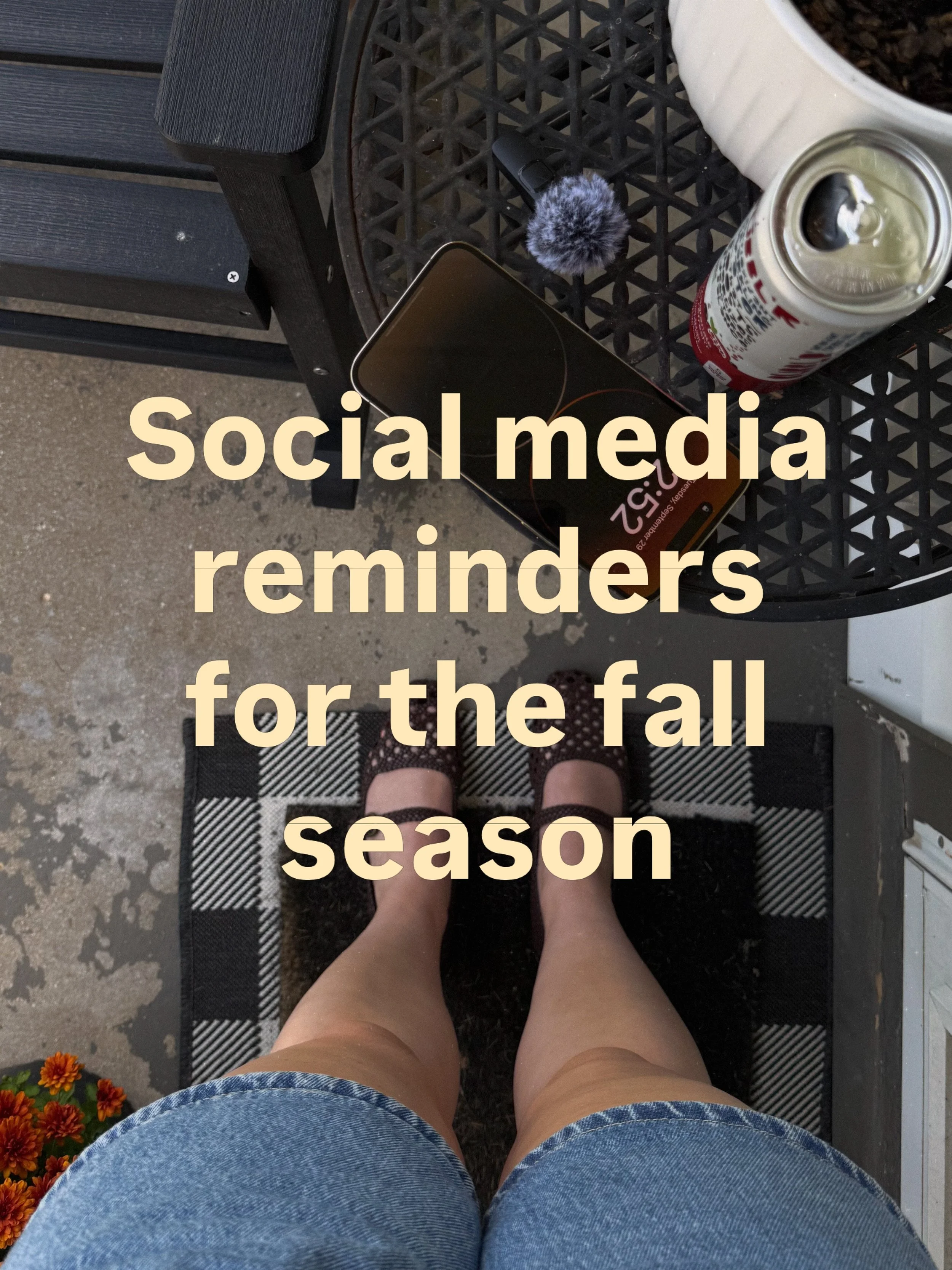 Some reminders for you lovely humans who love a slower season of life just as much as I do 😌🍂✨🤎 

#fallseason #cozyseason #socialmediatips #socialmediareminders #madisonwicontentcreator