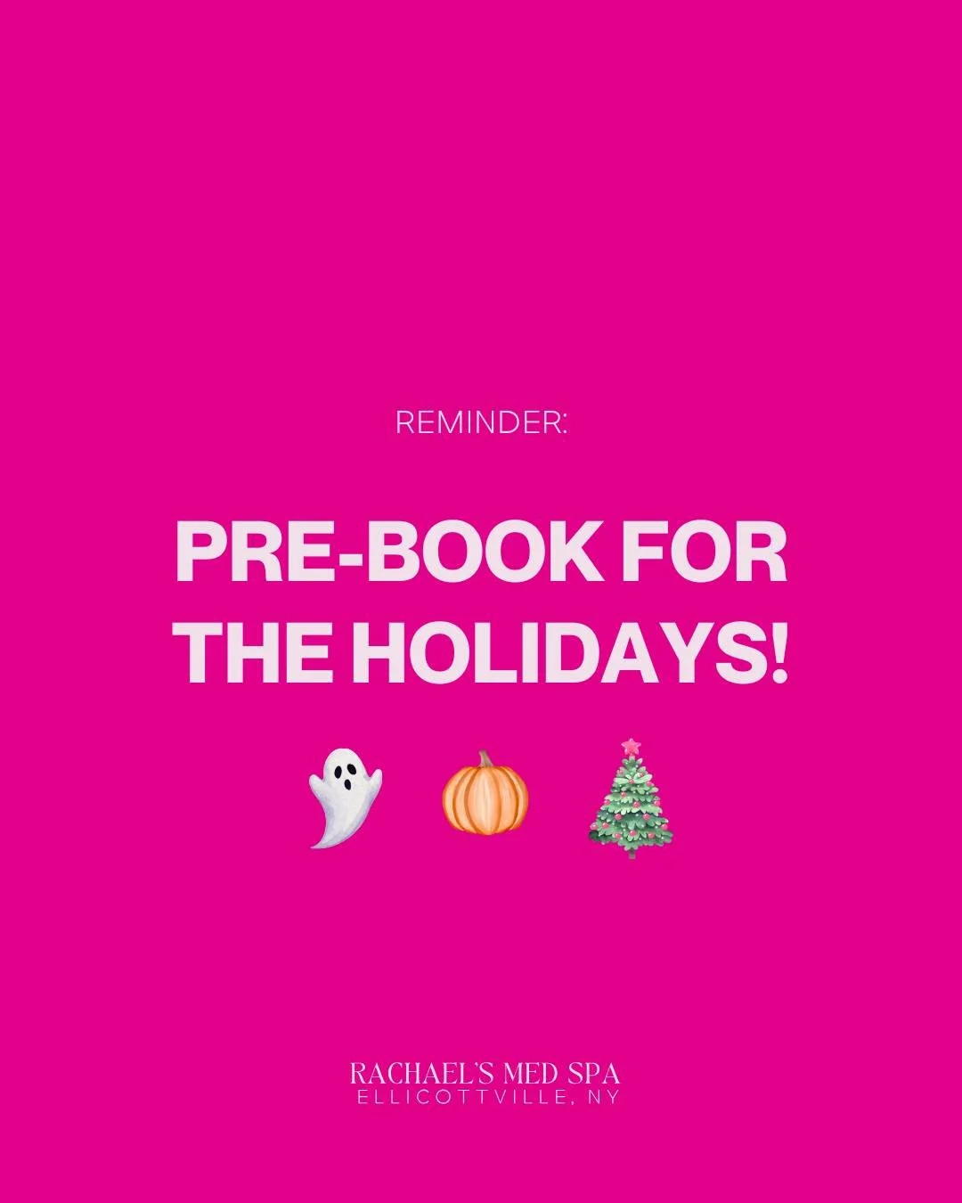 👻 Even the ghosts are getting their glow on before the holidays.
Don’t wait until December panic mode hits — appointments for Botox, filler, and glow treatments are already filling up fast. Book your pre-holiday glow today — flawl