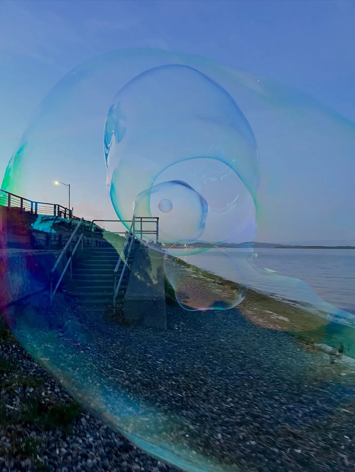 Sunset in Sidney 
#beautiful #sunset #bubbles #sidneybc #thatbubbleguy