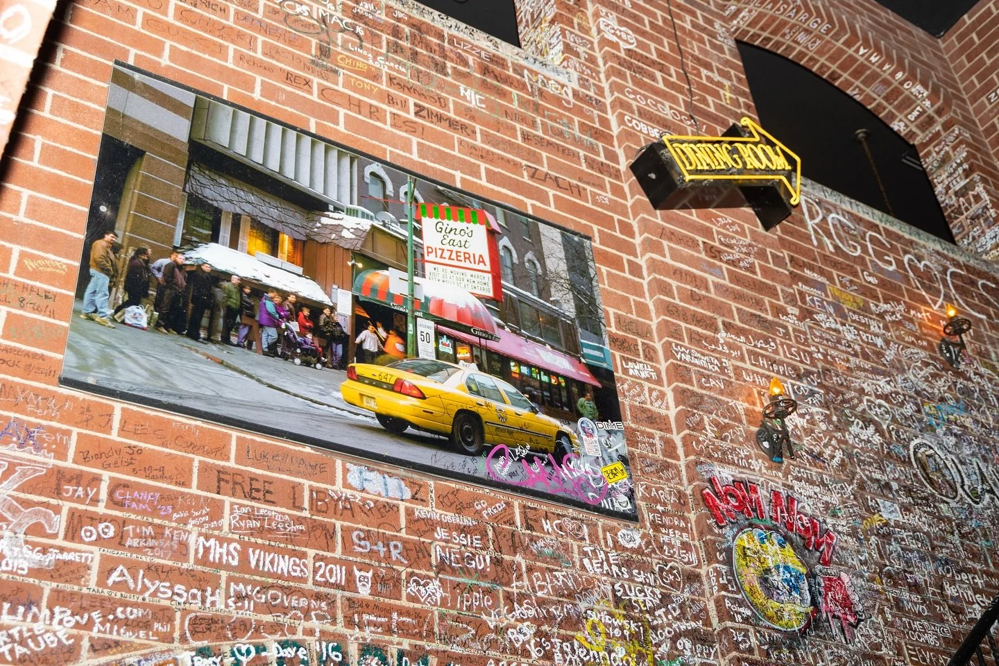 From the iconic taxi that started it all to the walls covered in stories &mdash; every corner of Gino&rsquo;s tells a piece of Chicago history. 🚕✨

60 years, millions of slices, and memories that keep building.

What&rsquo;s your favorite Gino&rsquo