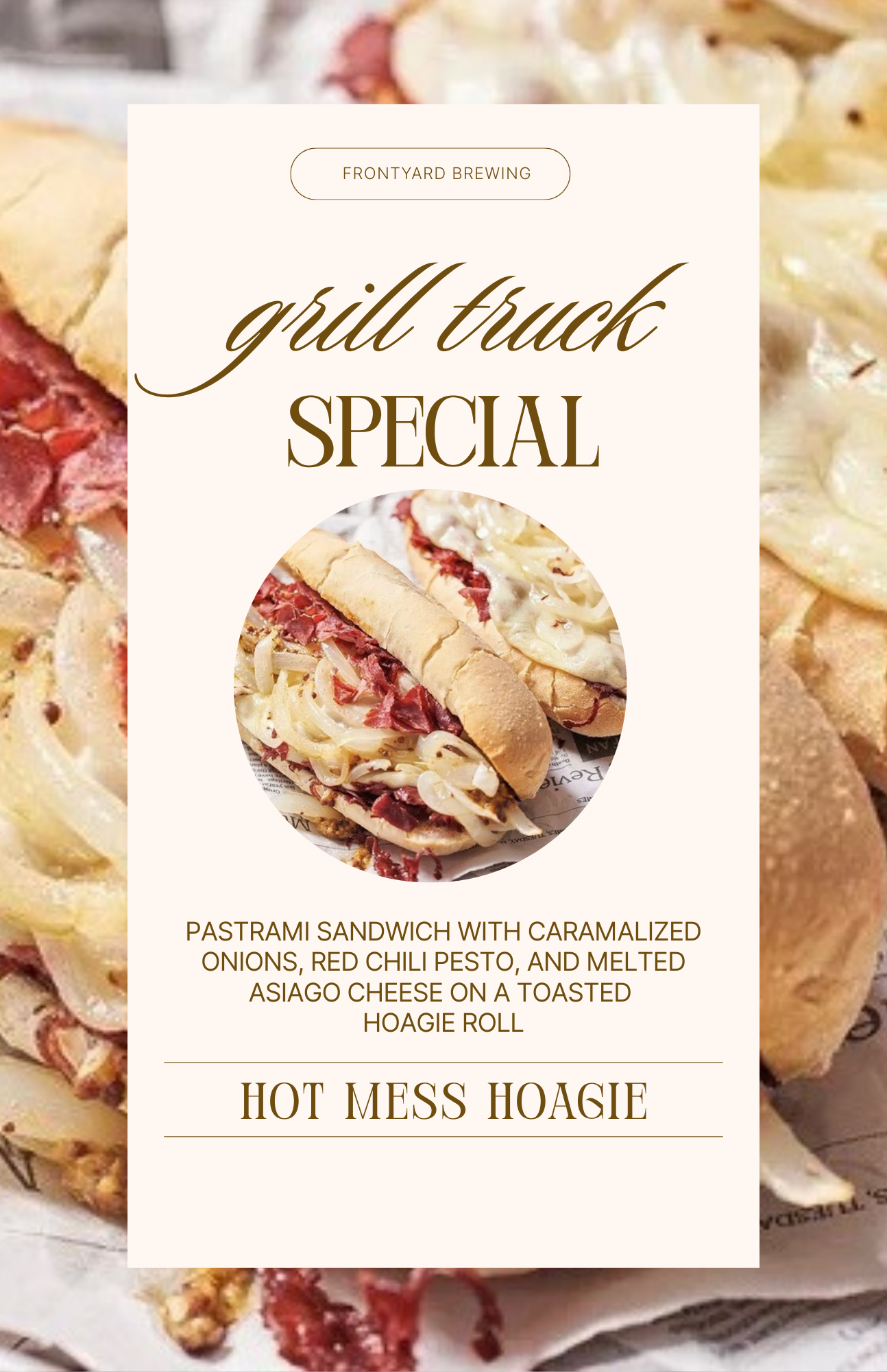 Grill Truck Special - Hot Mess Hoagie