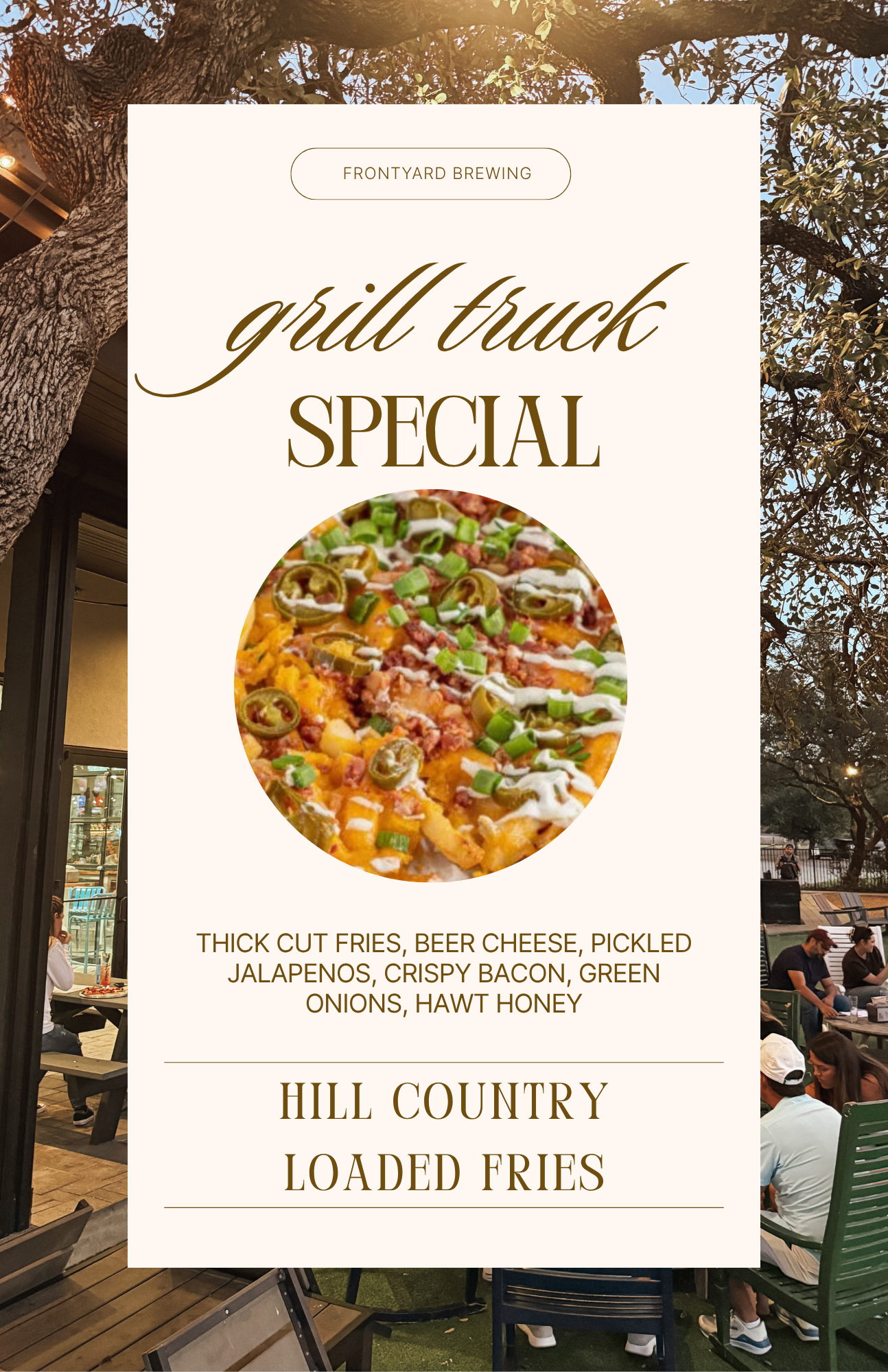 Grill Truck Special - Hill Country Loaded Fries