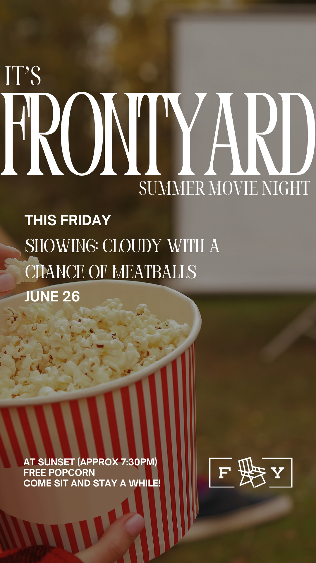 Summer Movie Nights - Cloudy With A Chance Of Meatballs