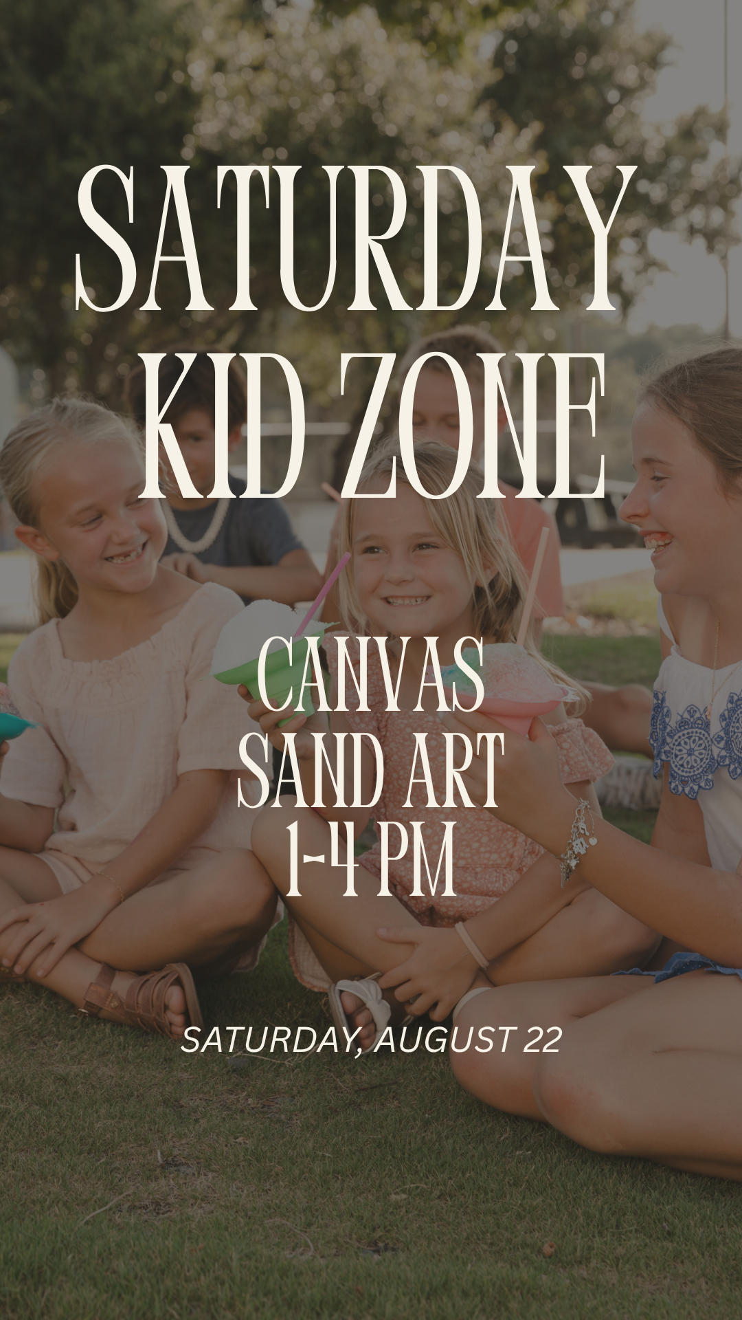 Kids Crafts - Canvas Sand Art
