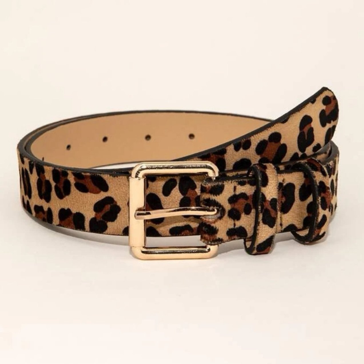 Leopard Print Belt
