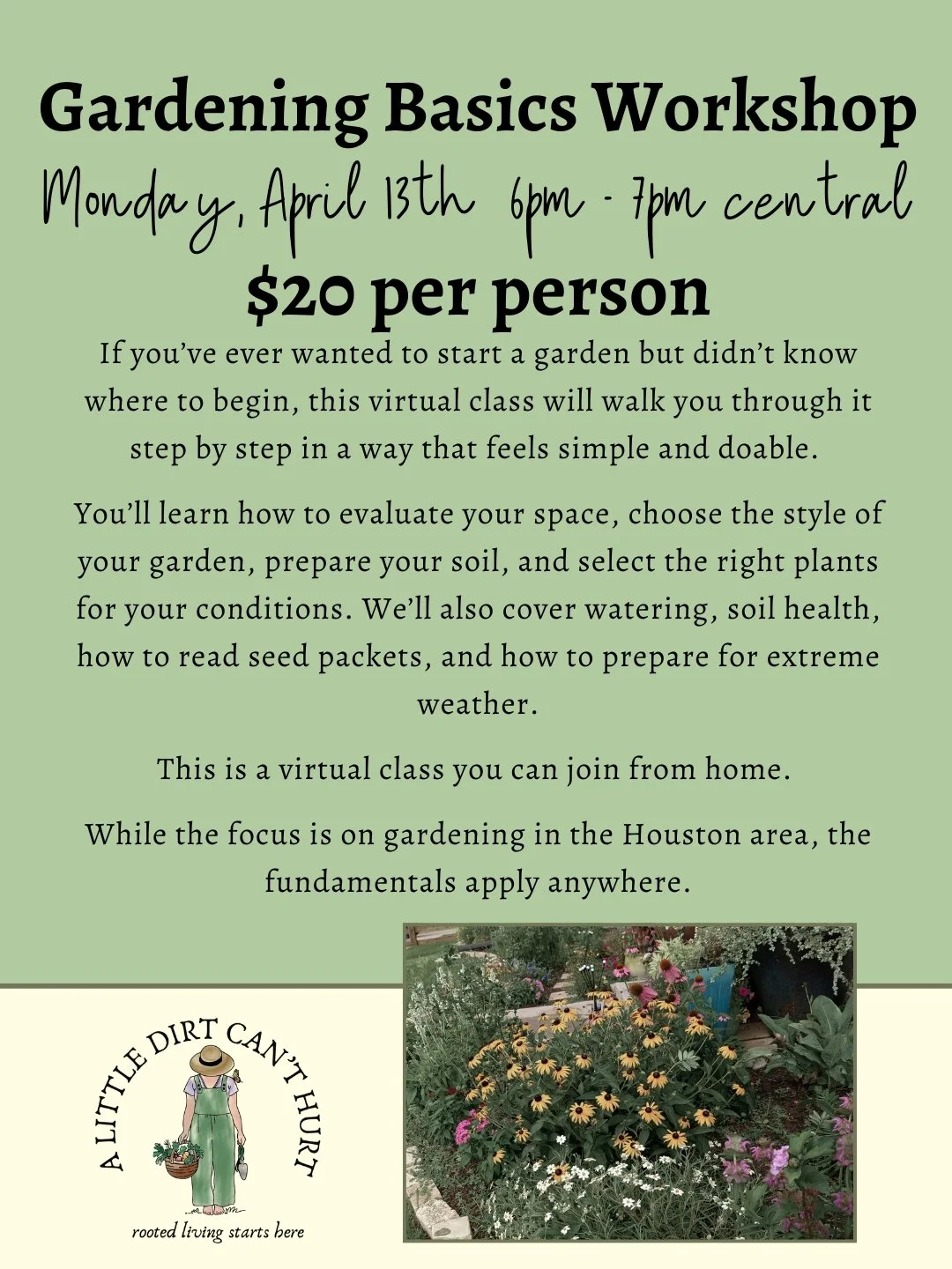 Gardening Basics - Virtual