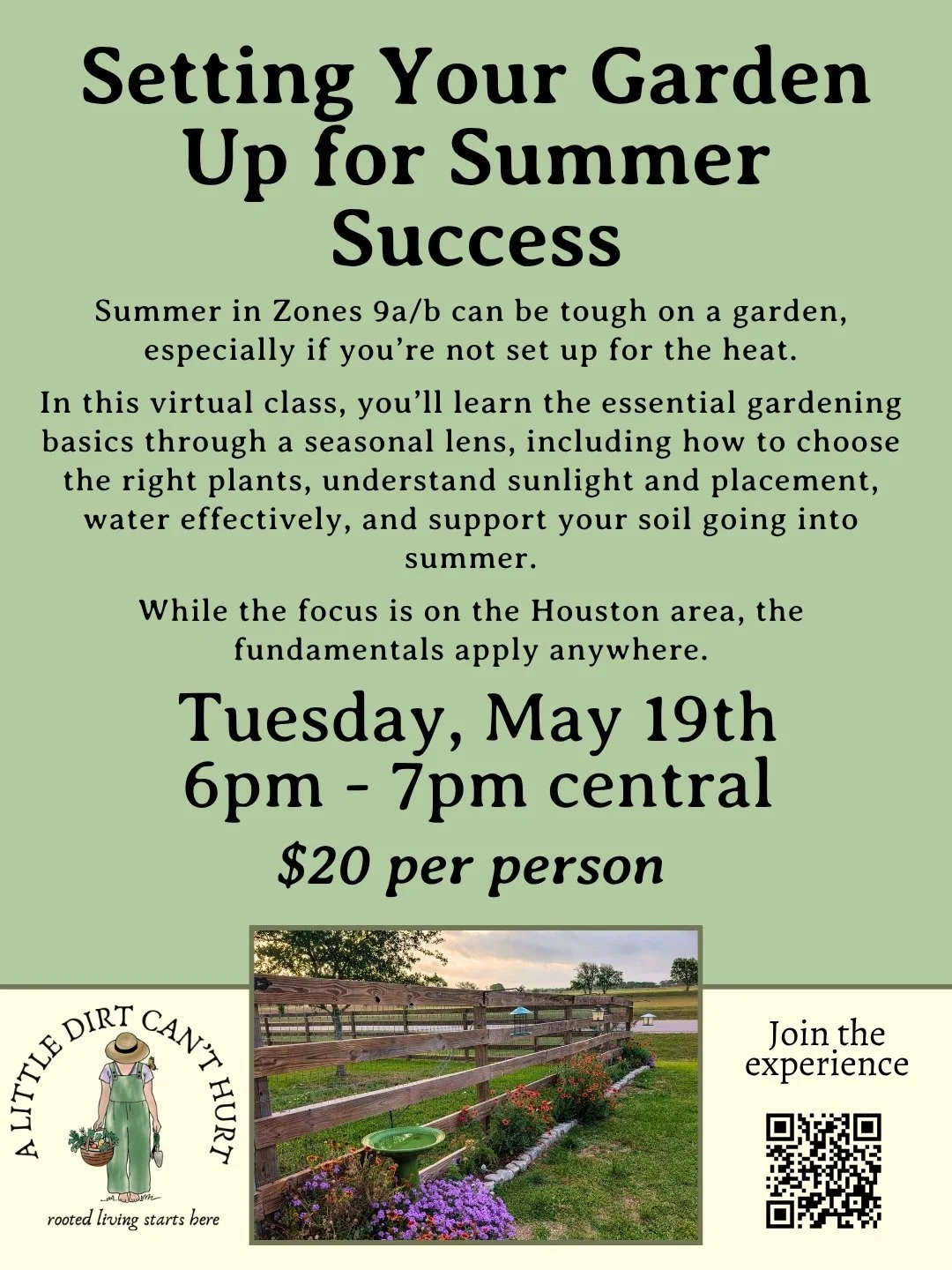 Setting Your Garden Up for Summer Success - May 19th