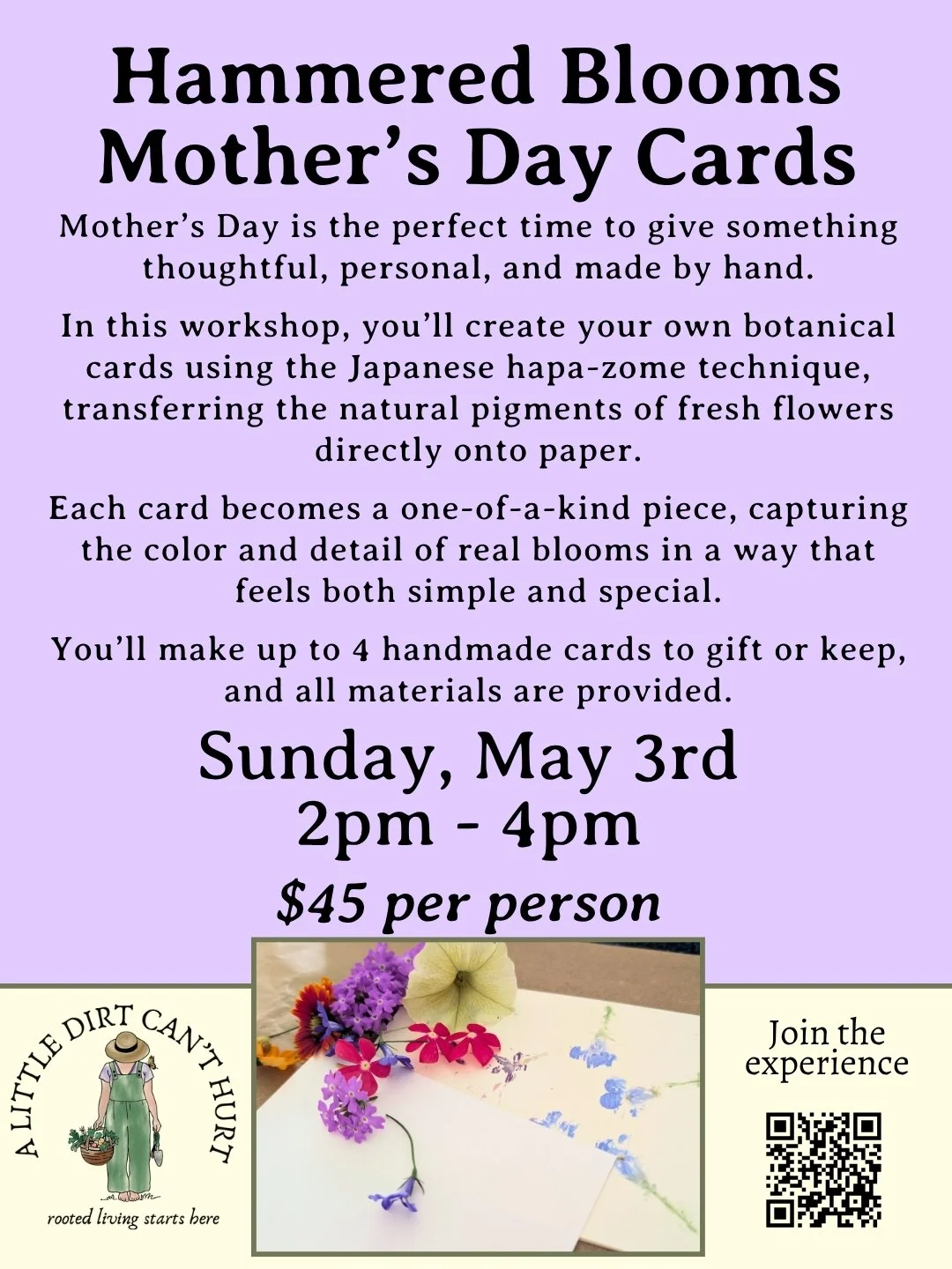 Hammered Blooms - Mother's Day Cards