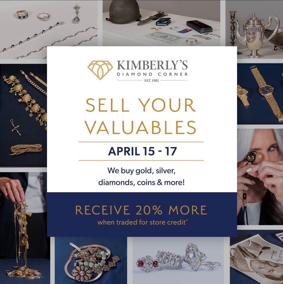 Sell Your Valuables at Kimberly's