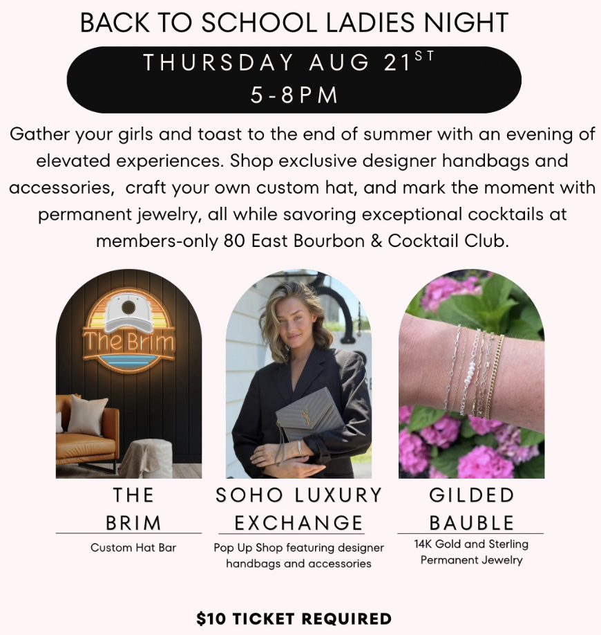 Back to School Ladies Night