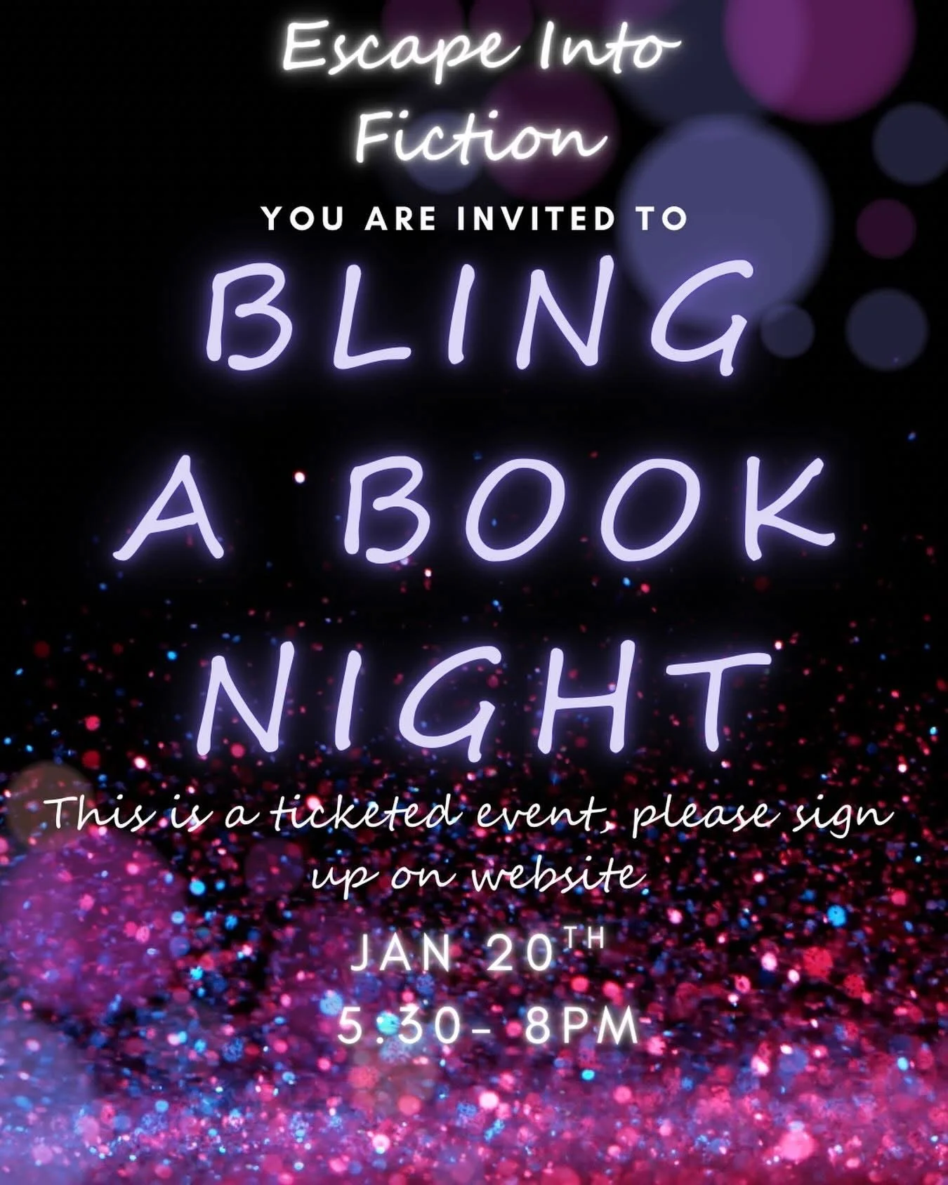Bling a Book Night