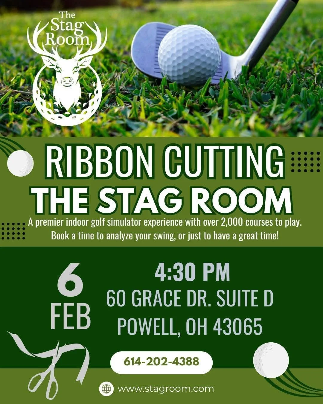 Ribbon Cutting: The Stag Room