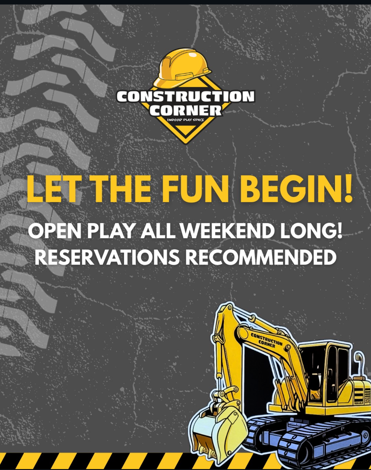 Construction Corner Open Play