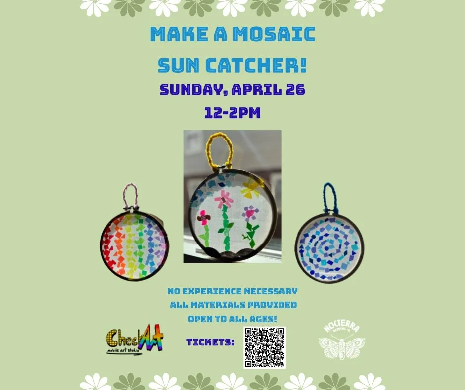 Mosaic Sun Catchers at Nocterra Brewing