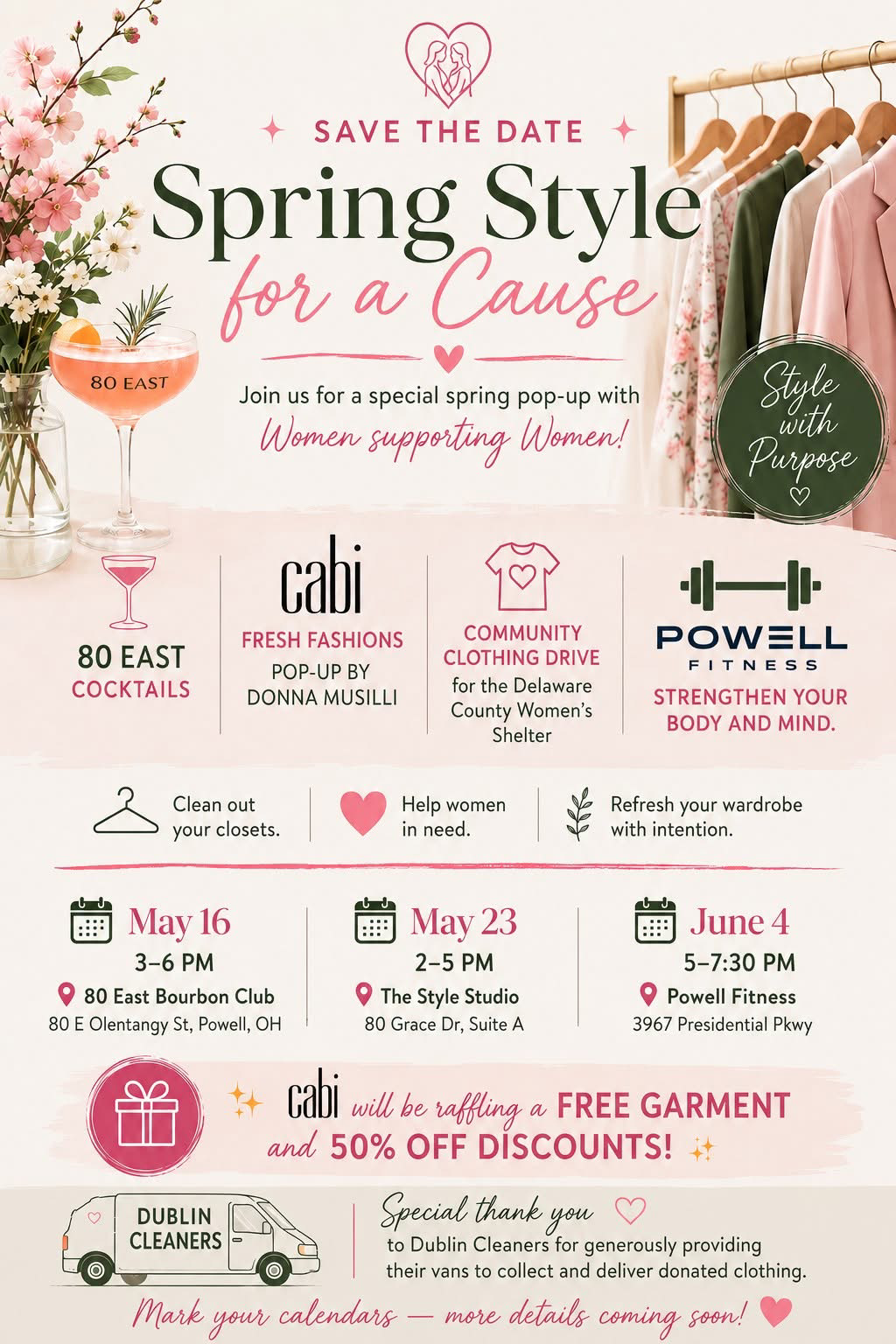Spring Style for a Cause at Powell Fitness