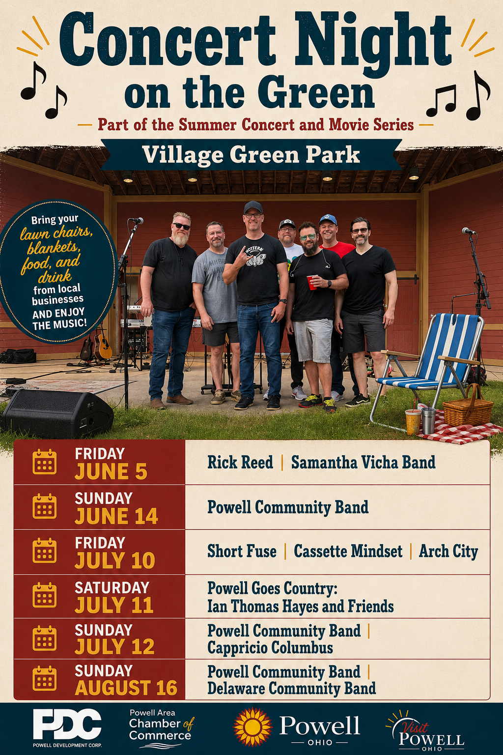 Concert Night on the Green: Jon Cross | Ian Thomas Hayes Band