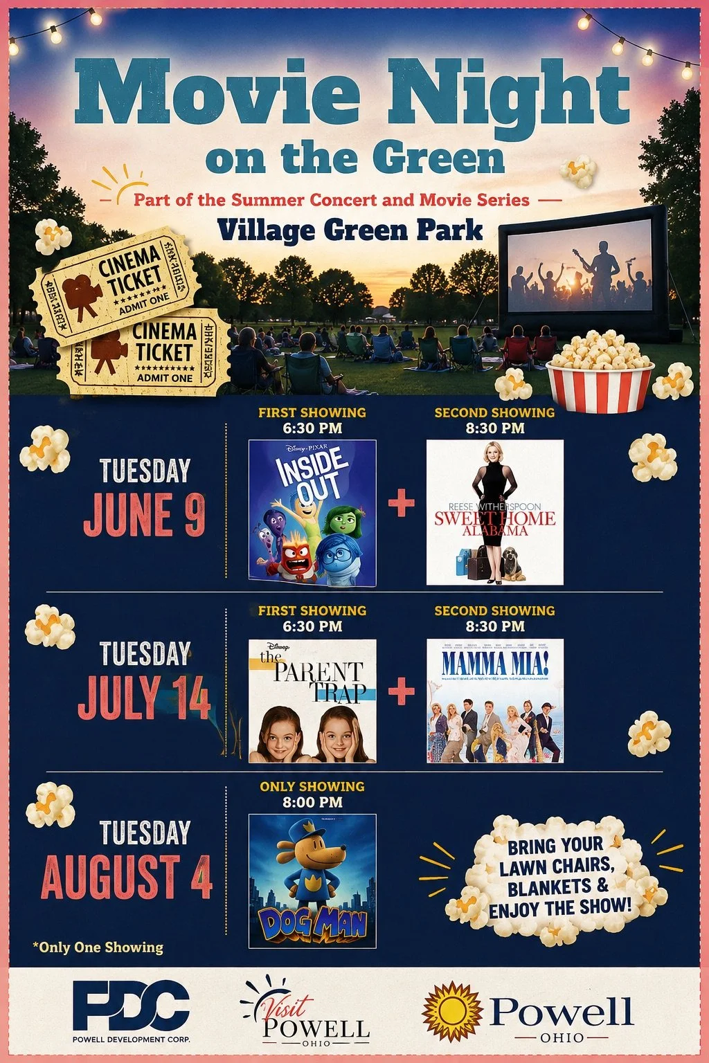 Movie Night on the Green: The Parent Trap | Mamma Mia!