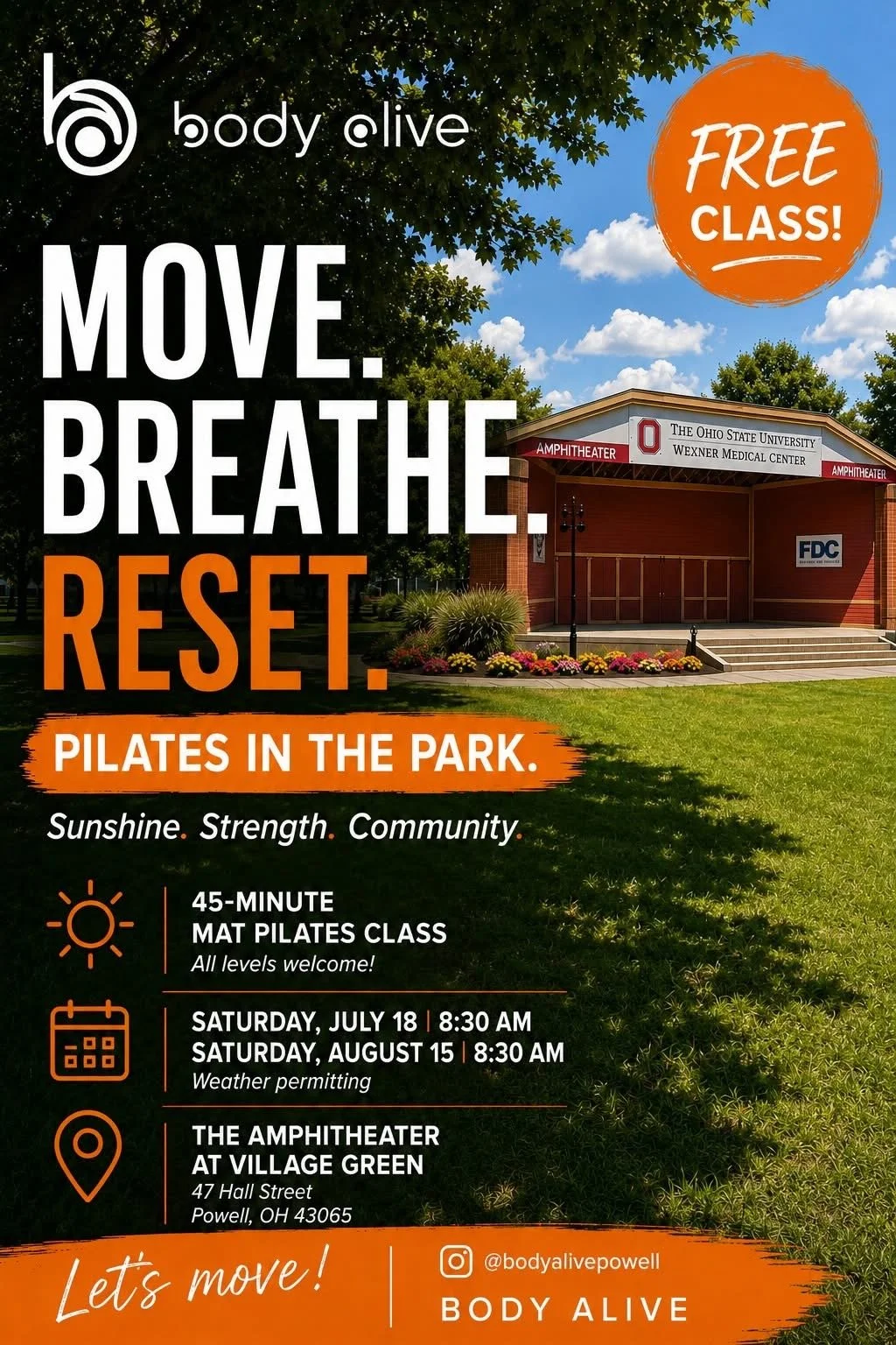 Pilates in the Park