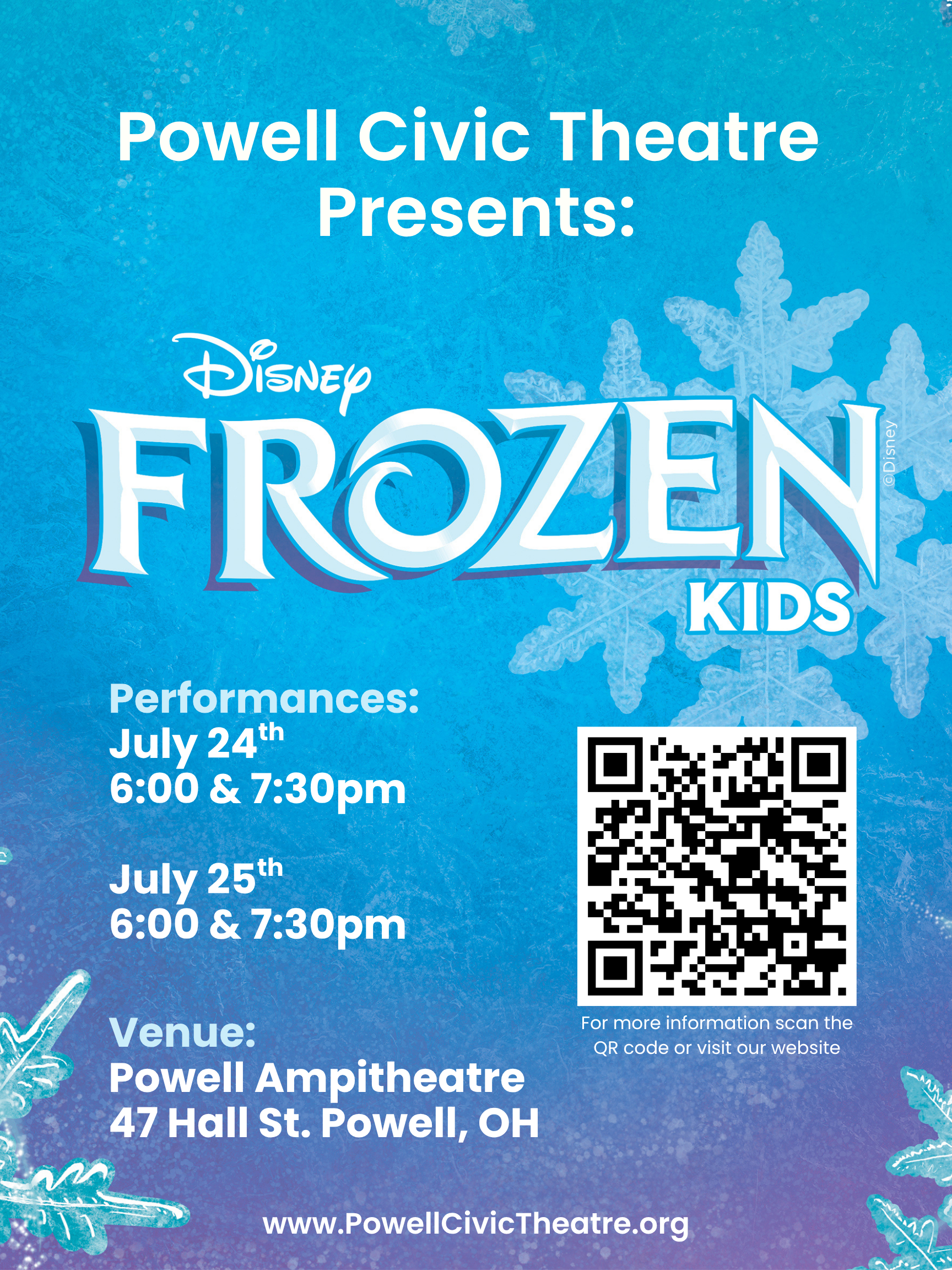 Powell Civic Theater Presents: Frozen Kids