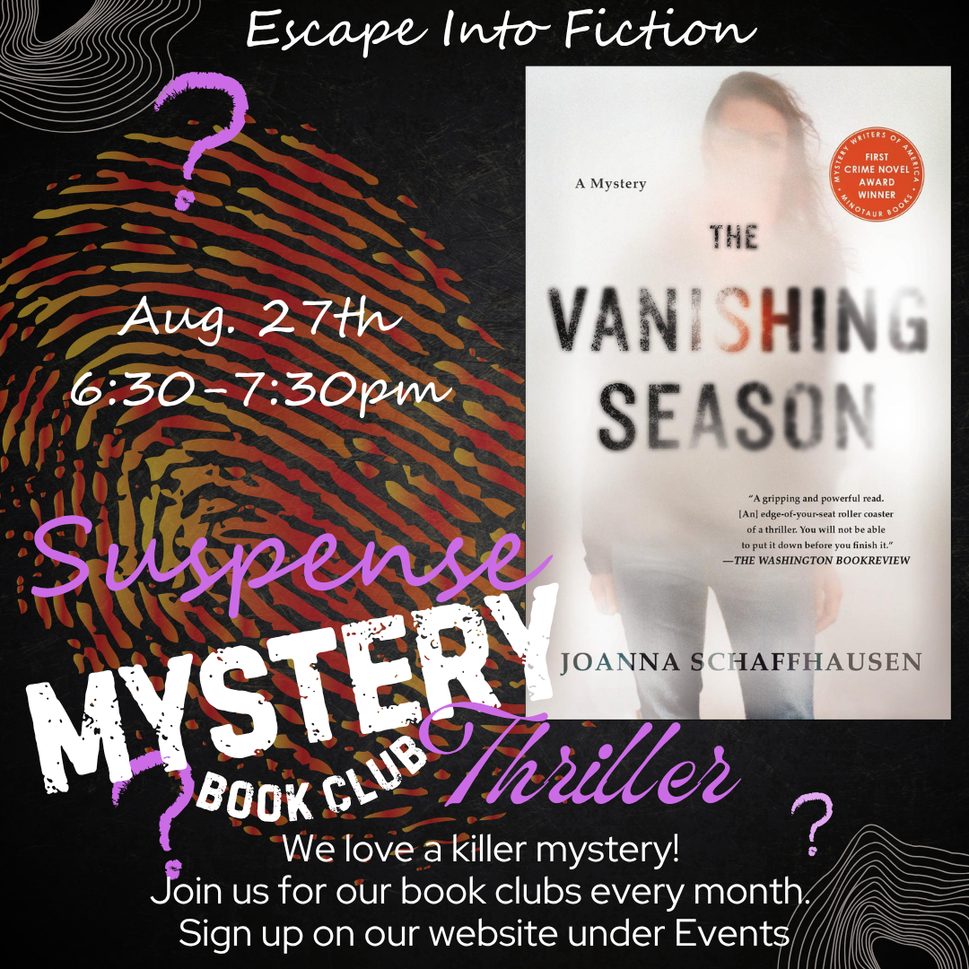 August Mystery Book Club