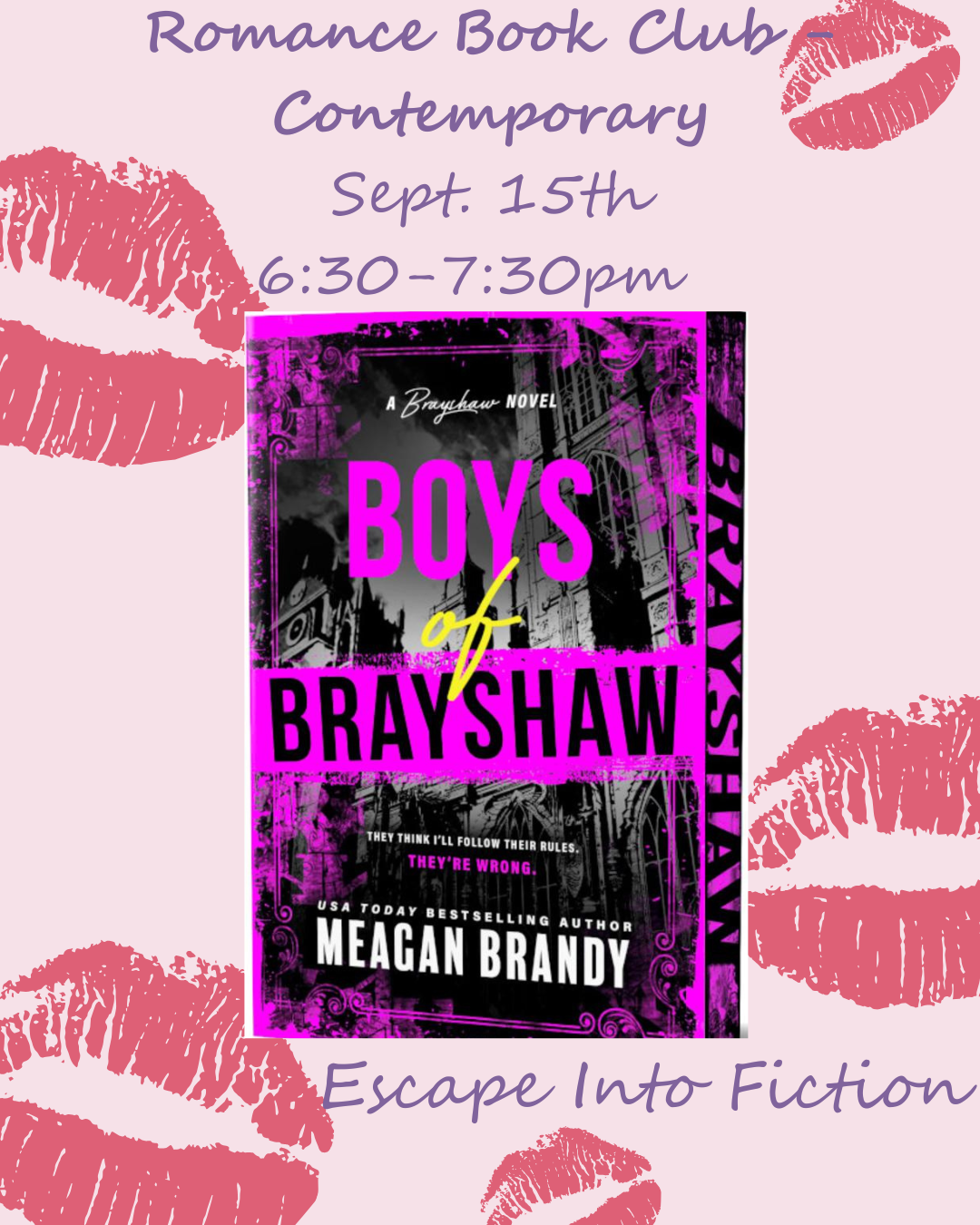September Contemporary Romance Book Club