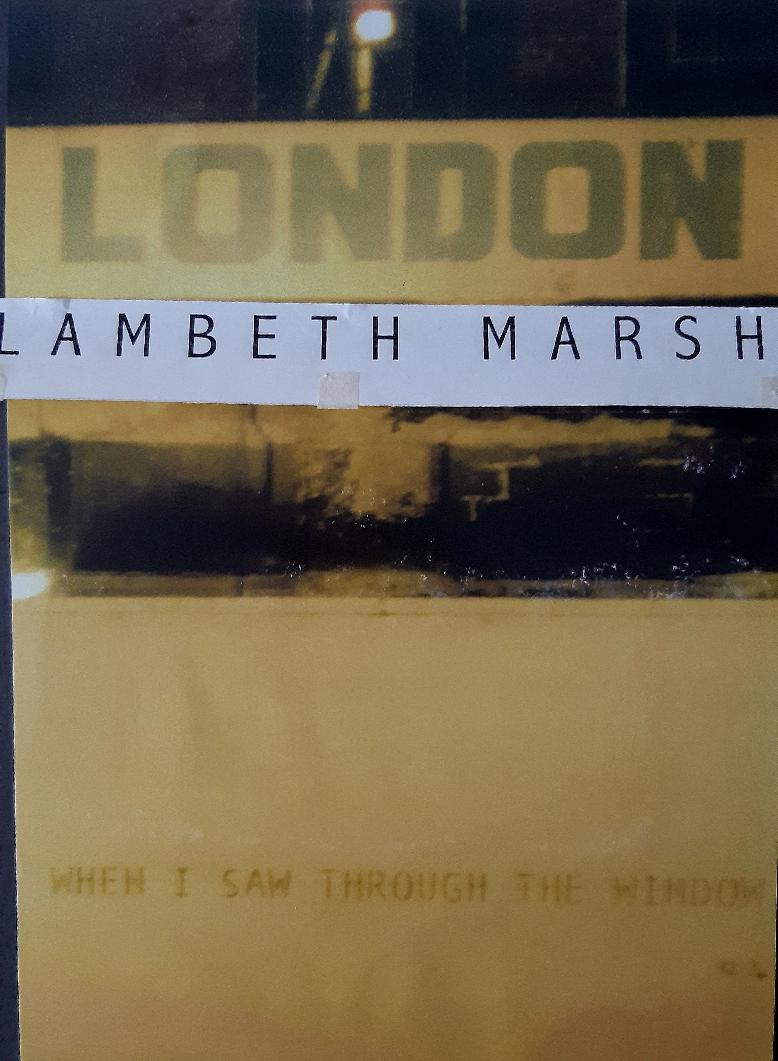 Set dressing on Lambeth Marsh