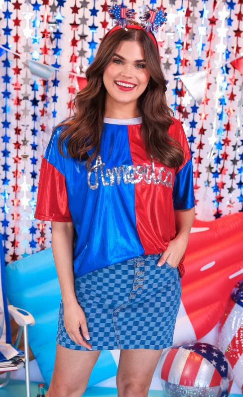 PREORDER - The American Way Metallic Top
