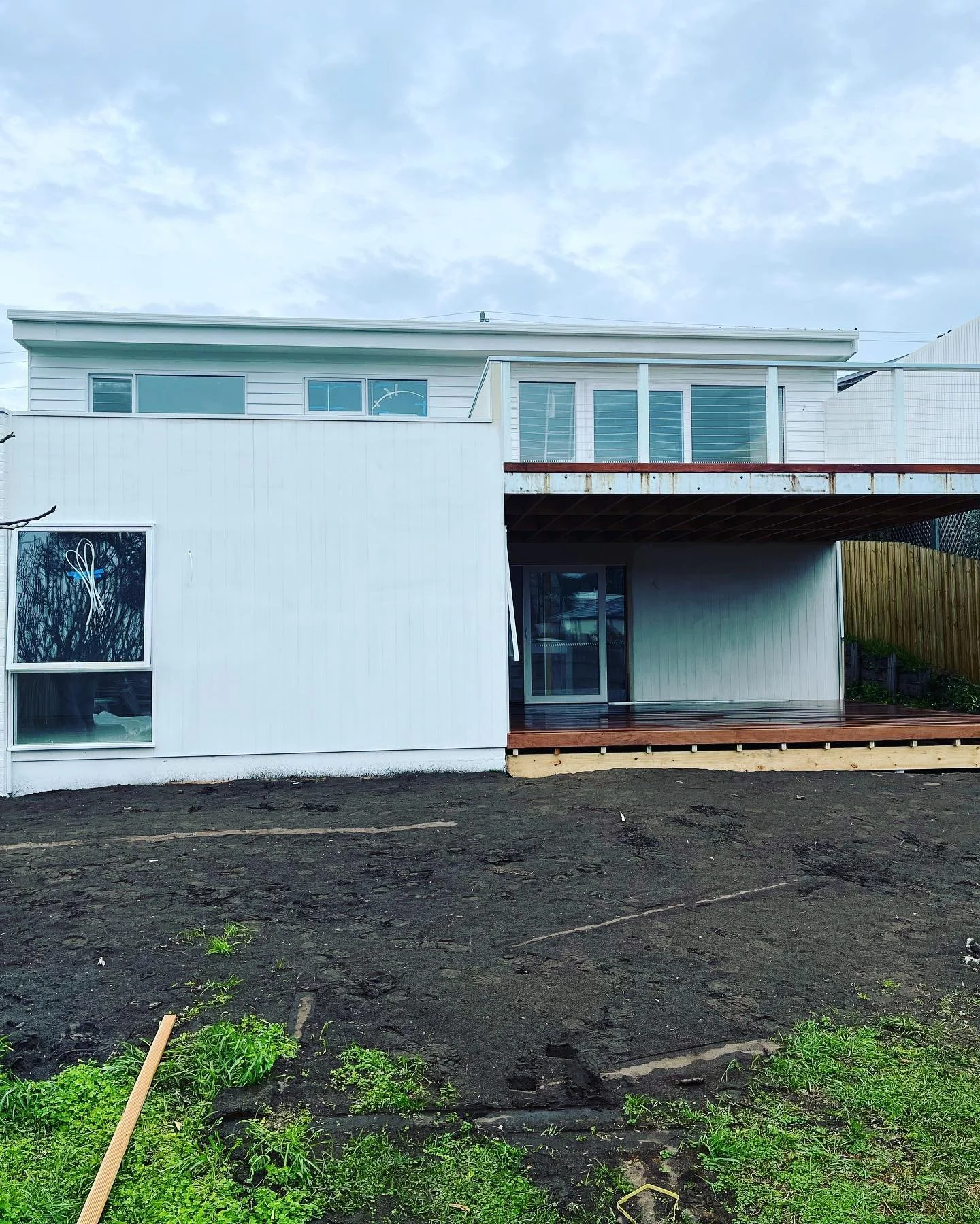 All locked up and moving along nicely at our current project #mountainbuilt #renovation #morningtonpeninsulabuilders #lockup