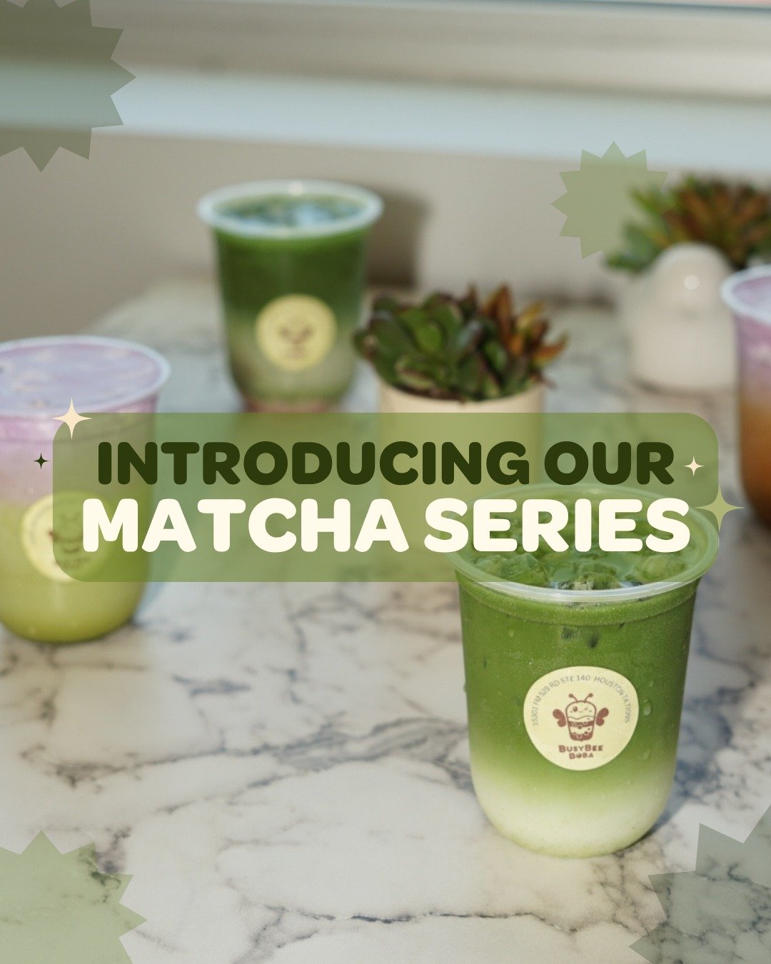 💚 Matcha lovers, this one's for you 💚 We&rsquo;re officially matcha obsessed&mdash;and now you can be too!

Introducing our new Matcha Series hitting the menu:
🍓 Strawberry Matcha
💜 Ube Matcha
🥥 Coconut Matcha
🍌 Banana Matcha
🍦 Vanilla Matcha
