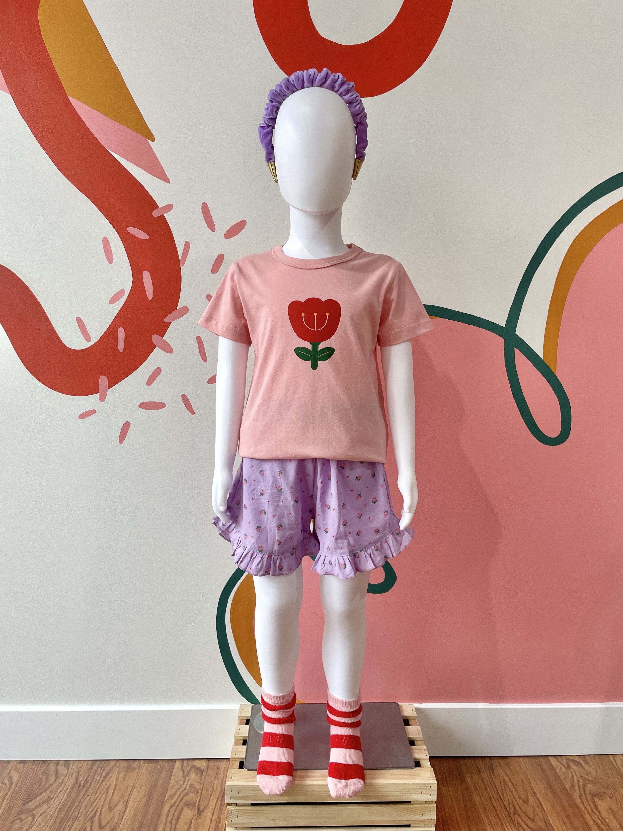 Red Flower Tee