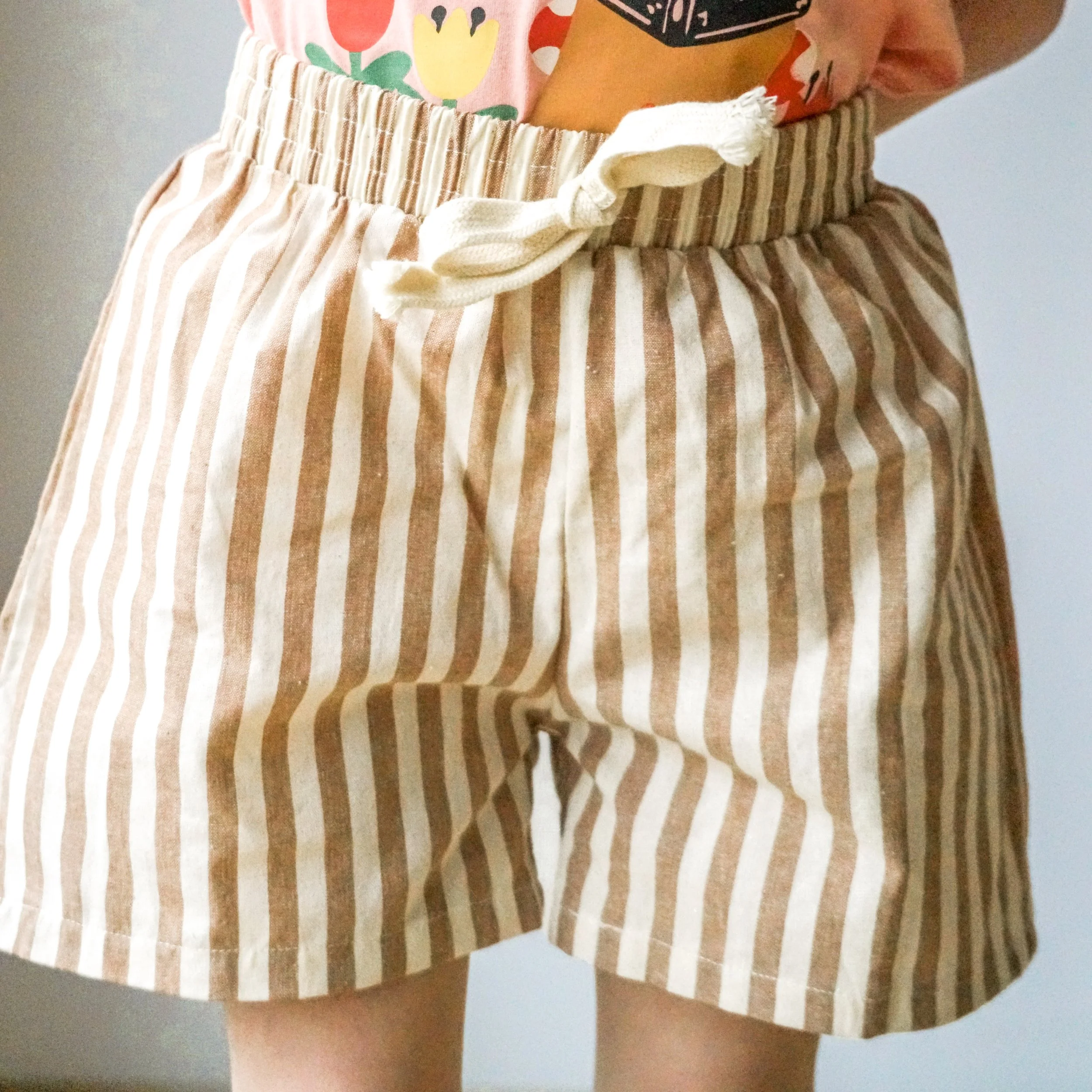 Stripe Khaki Shorts 6.jpeg