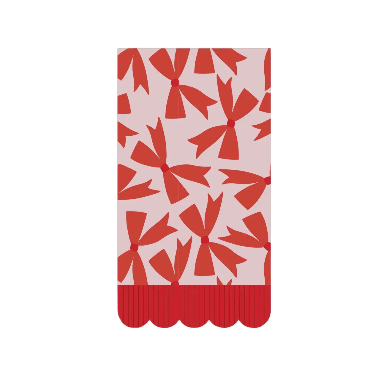 Red Bow Scalloped Fringe Napkins 2.png