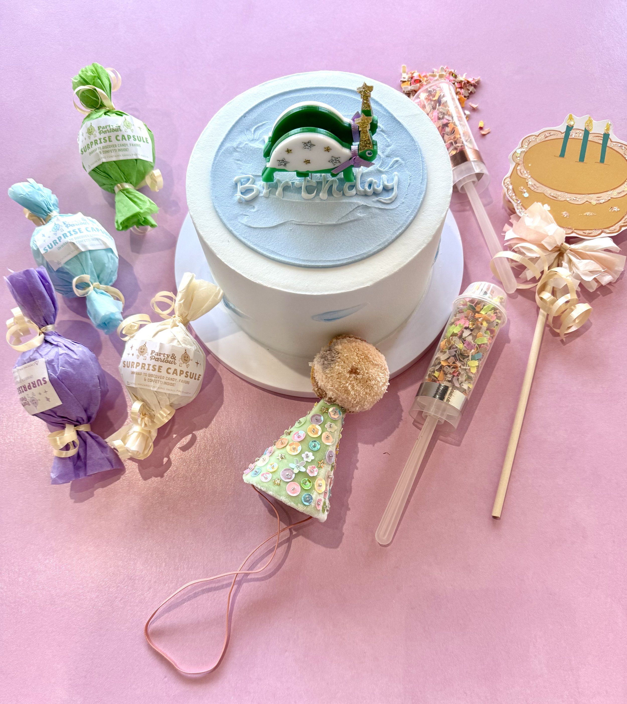 Turtle Birthday Candle Holder