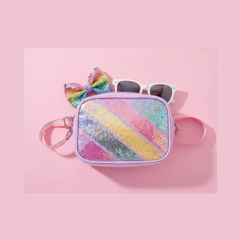 Sparkle Rainbow Crossbody Bag