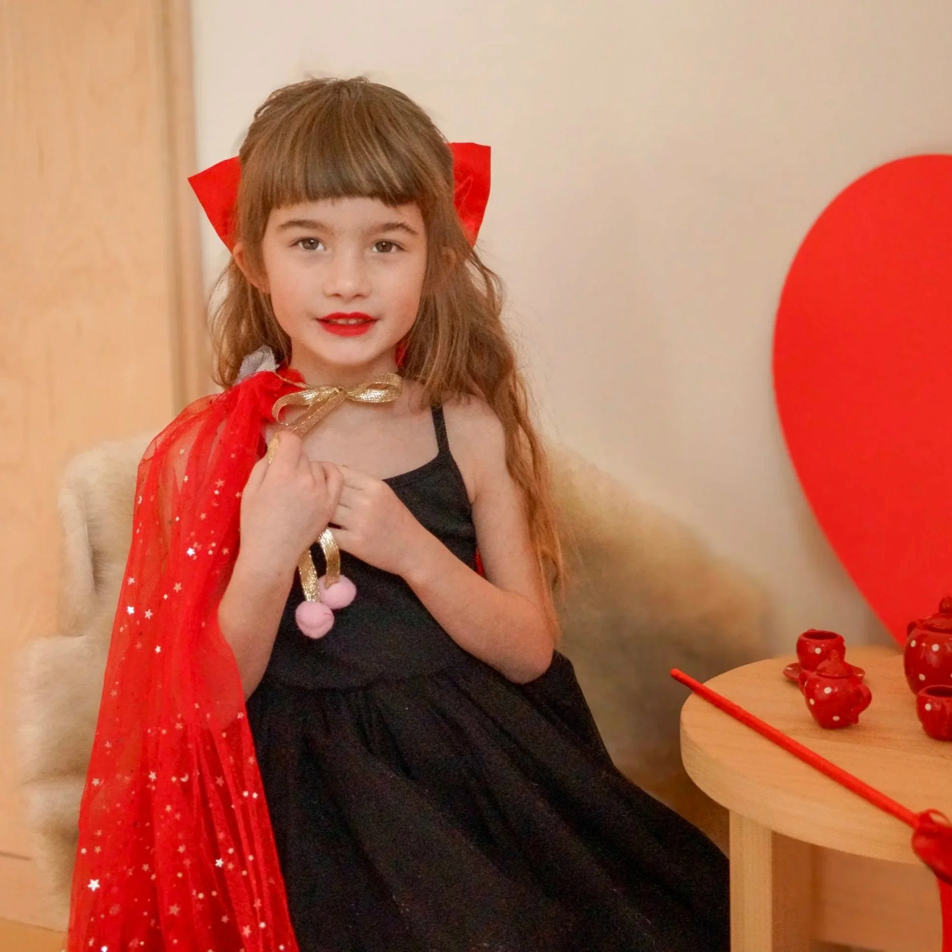 Fiery Red Riding Hood Cape