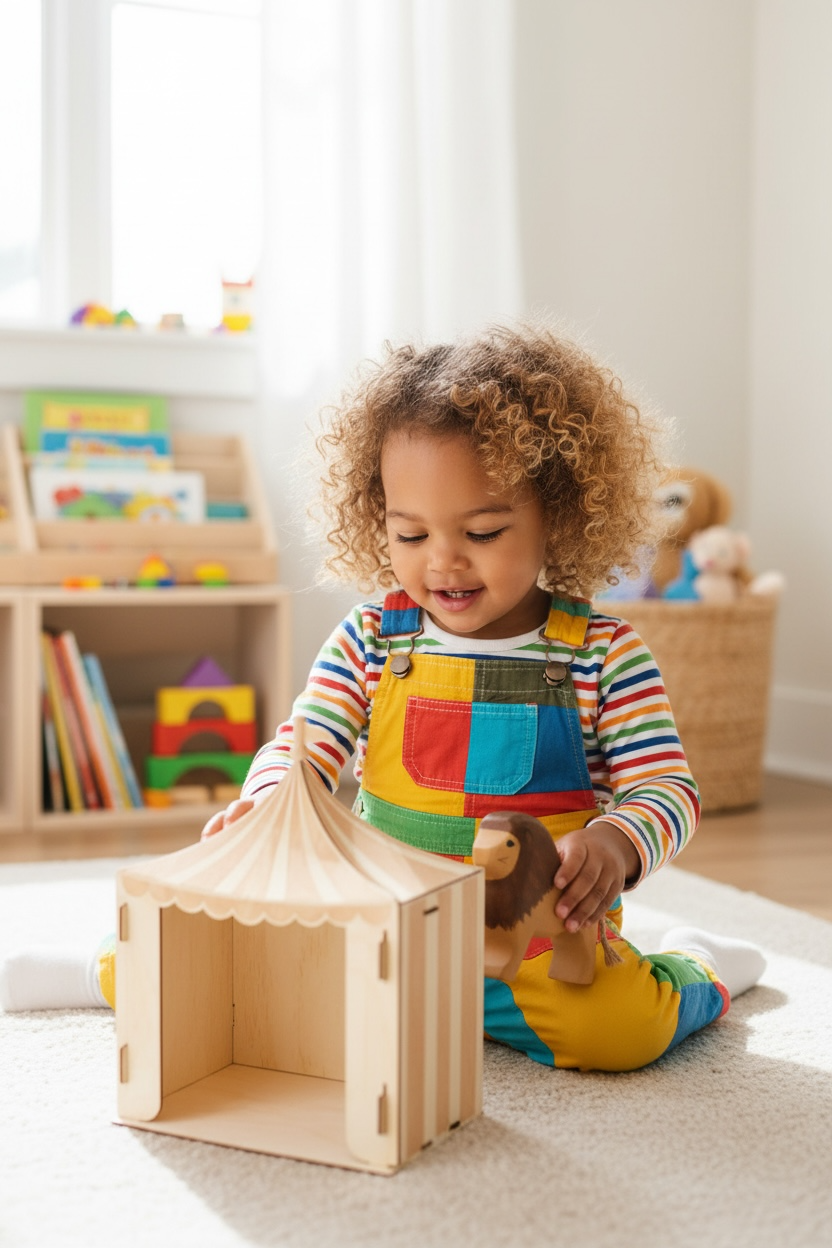 Wooden Circus Tent – Imaginative Play Stage