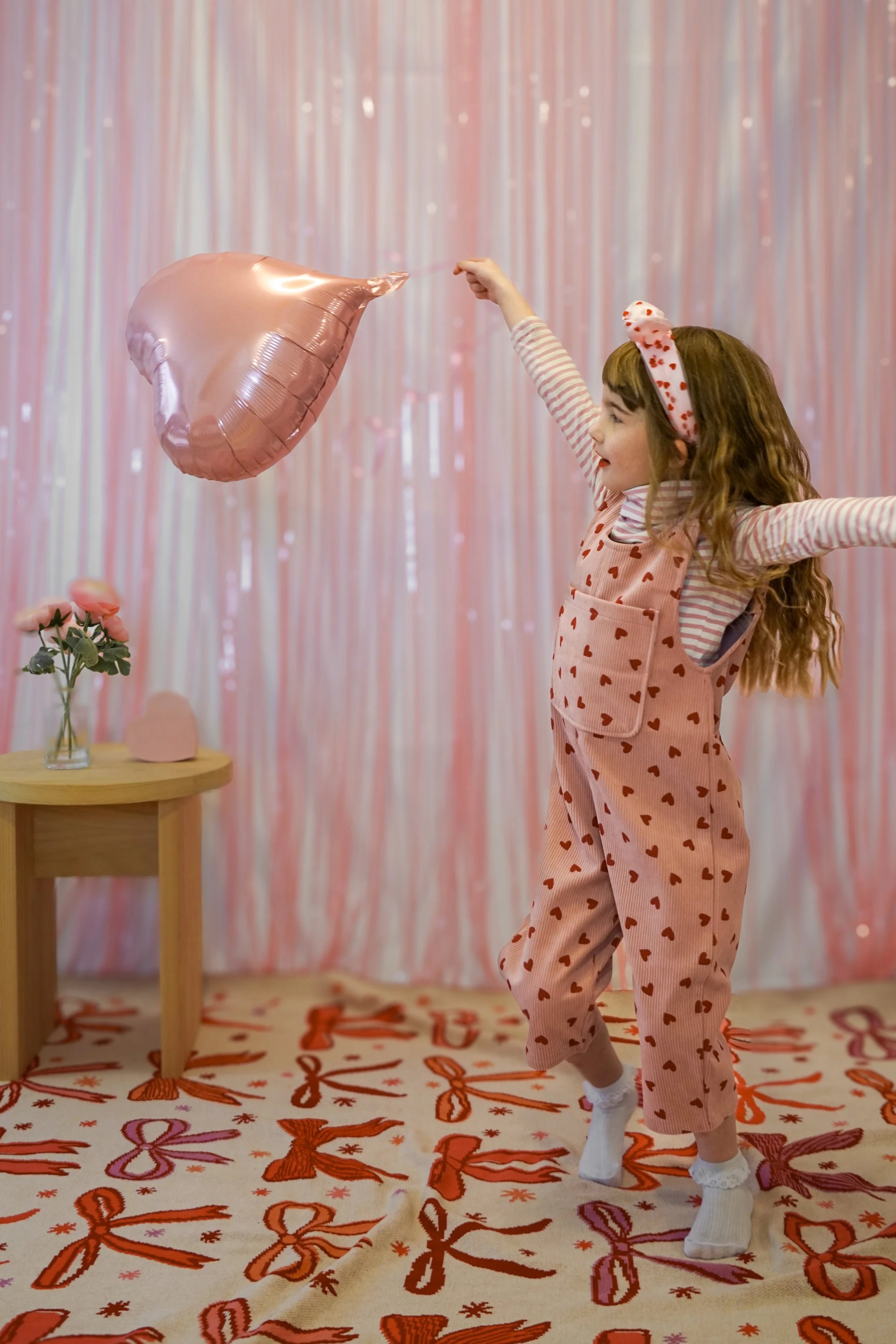 Corduroy Heart Jumpsuit