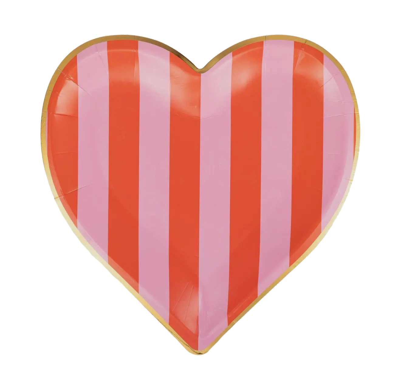 Stripe Heart Shaped Party Plates 3.png