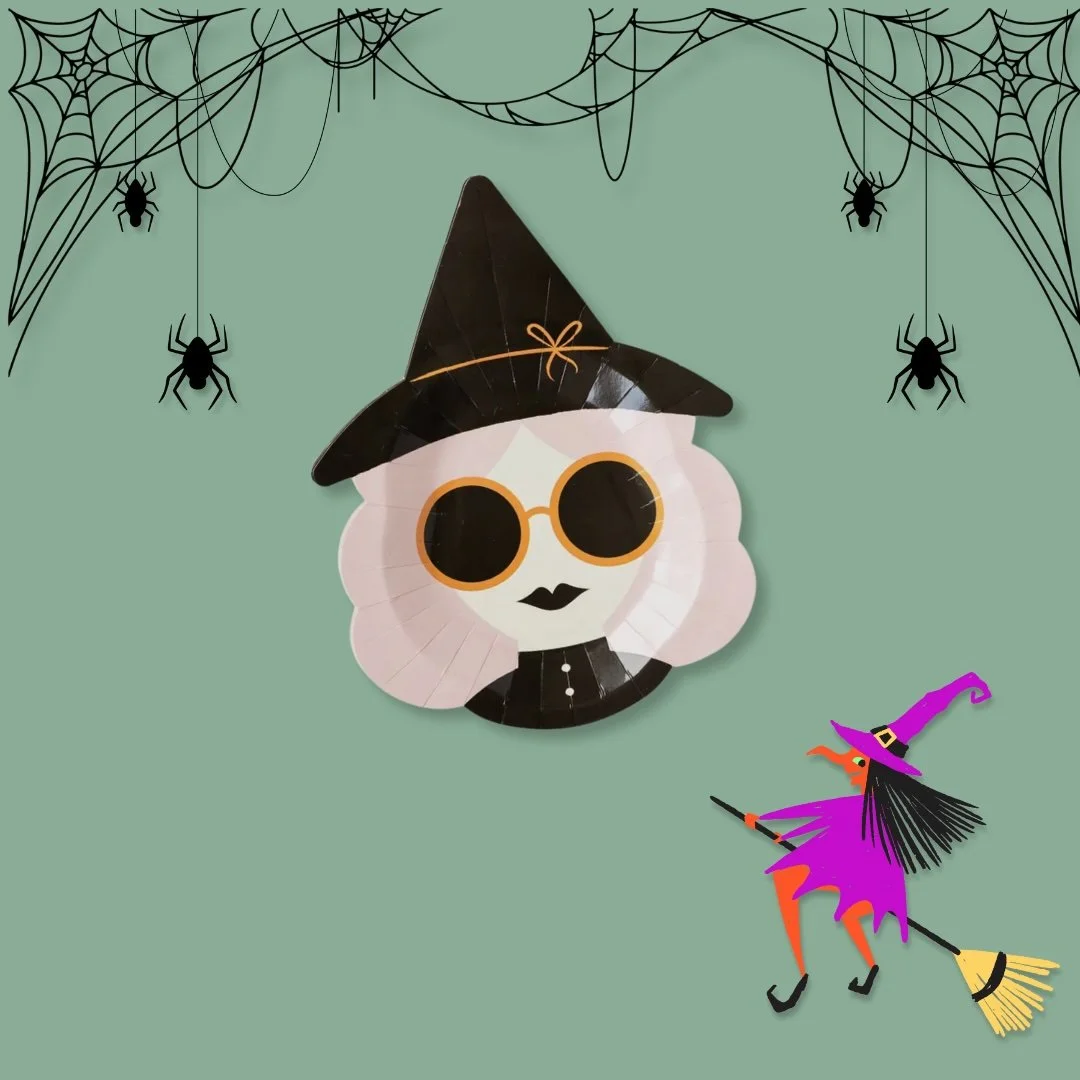 Pumpkin Shaped Witch Plate 1.jpg