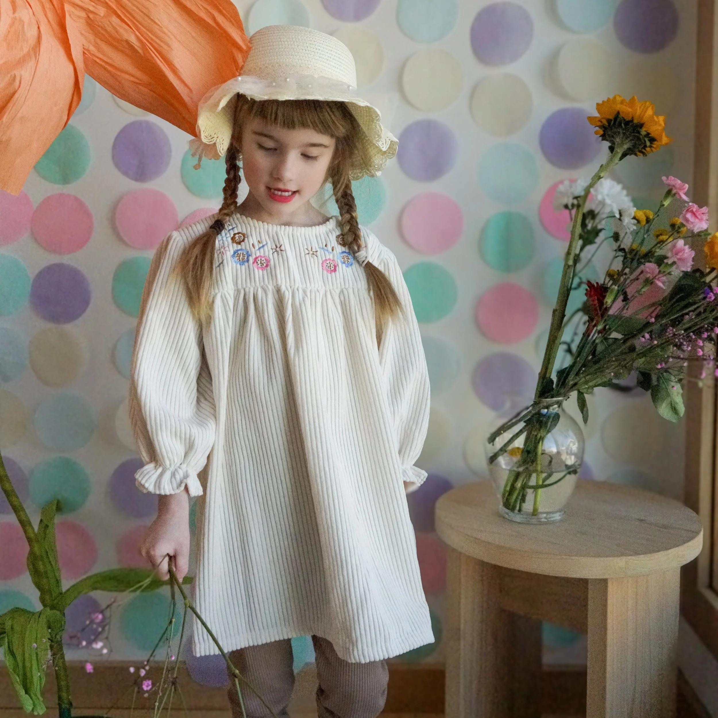 Floral White Corduroy Dress 2.jpg
