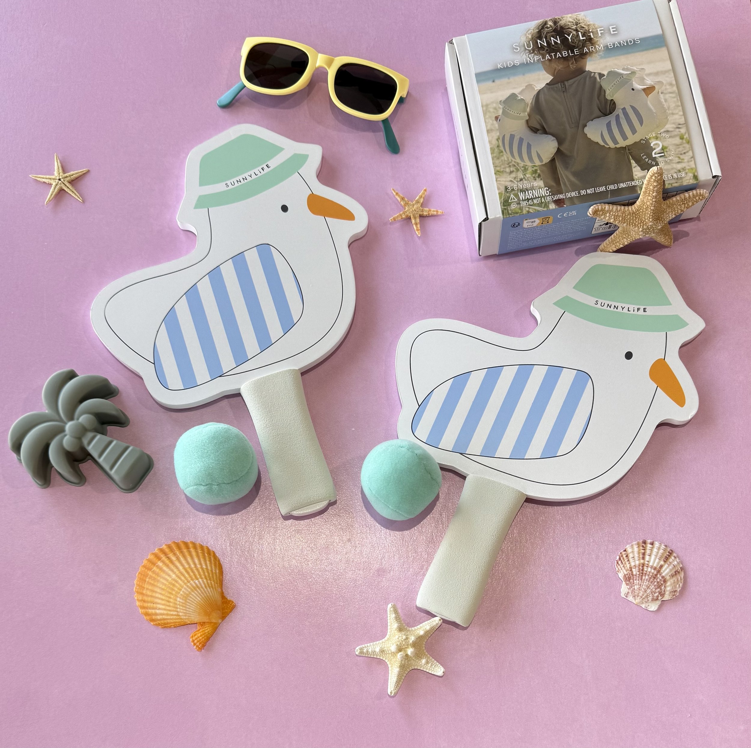 Seagull Velcro Beach Bat