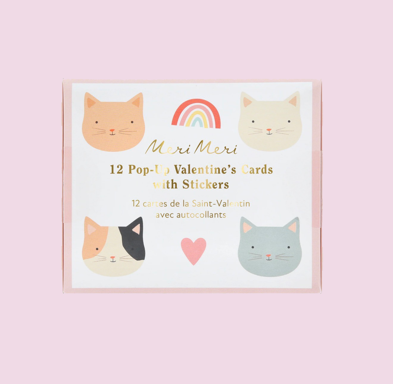 Cat Valentine’s Cards & Stickers Set