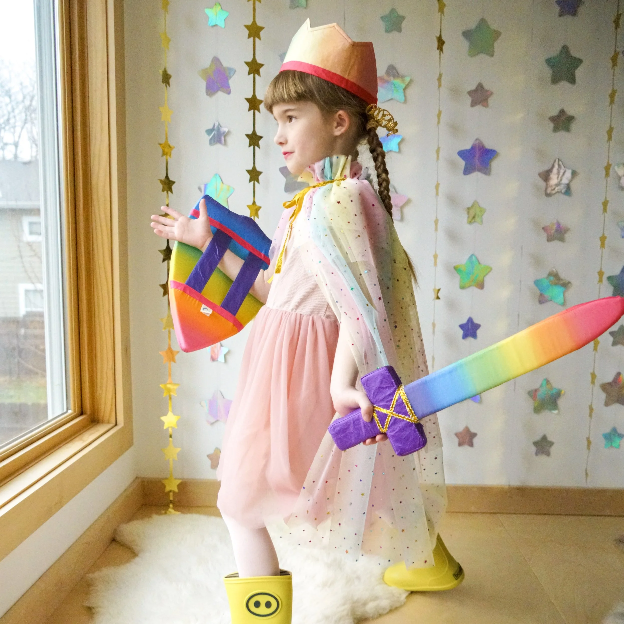 Pastel Rainbow Cape