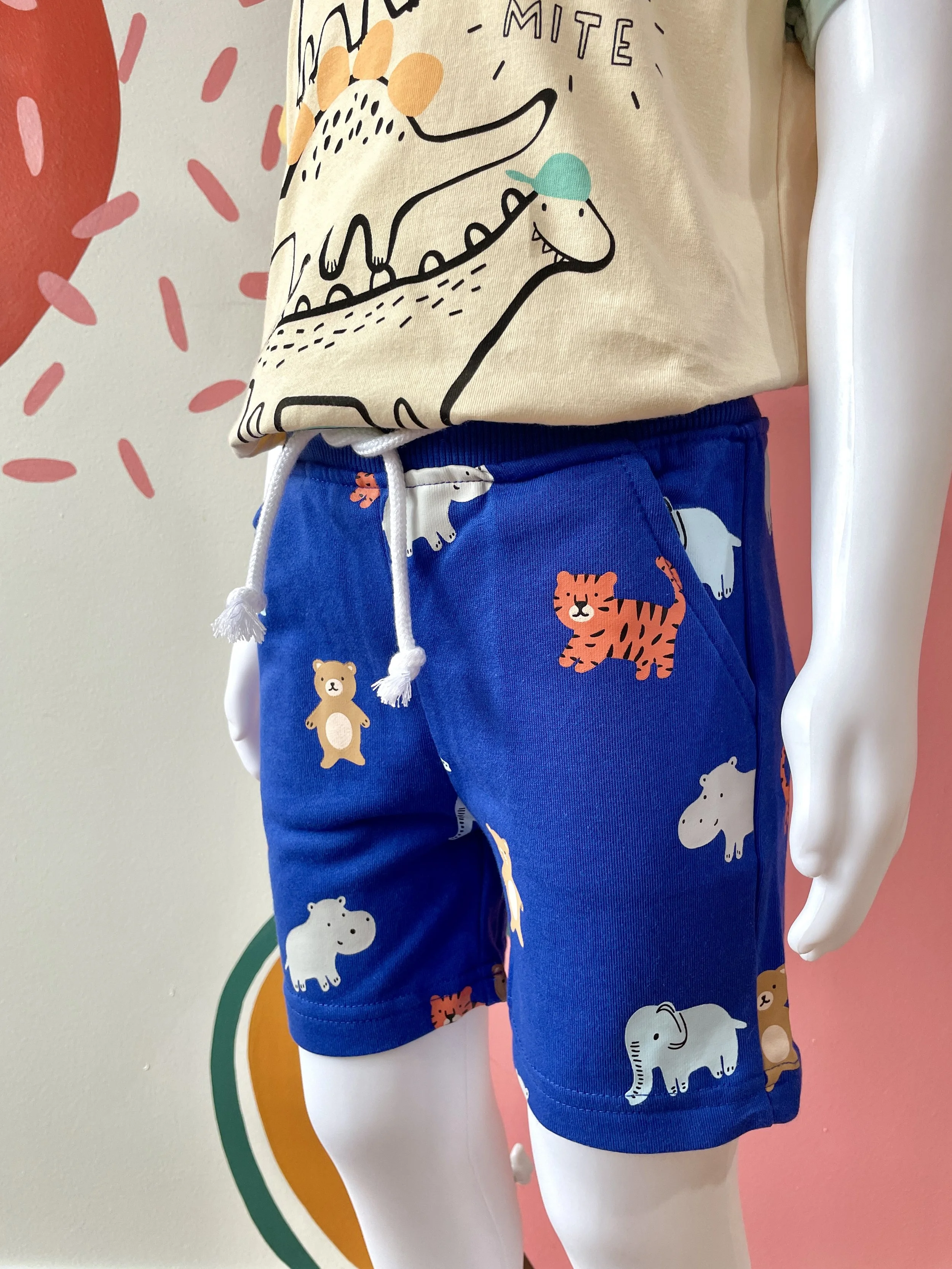 Animal Print Drawstring Shorts 3.jpeg